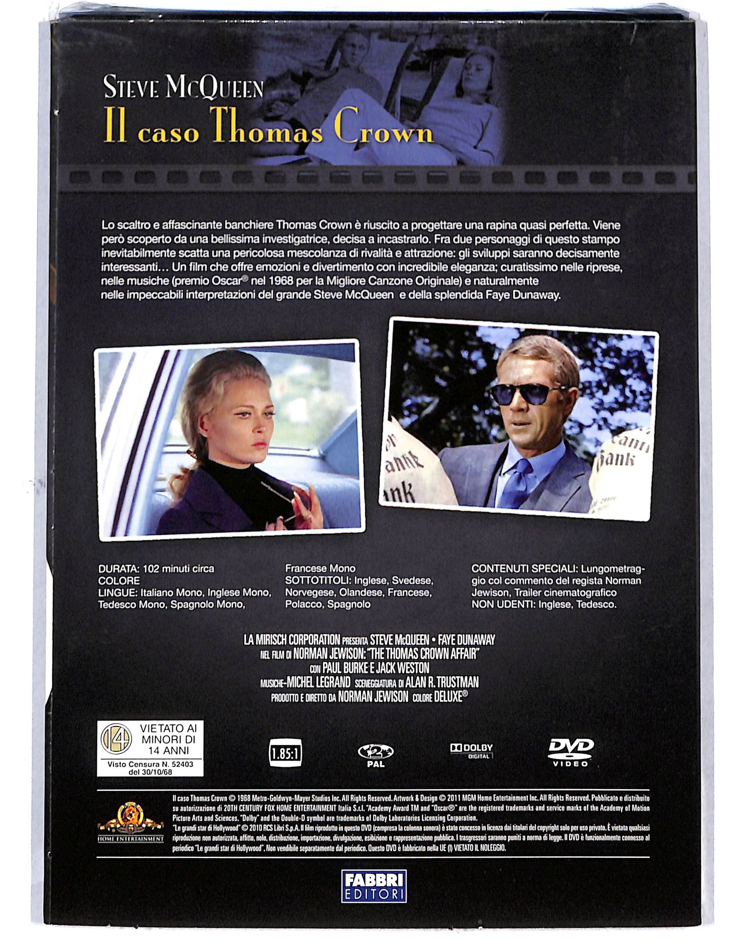 EBOND Le grandi star di hollywood - il caso Thomas Crown DVD DB750759