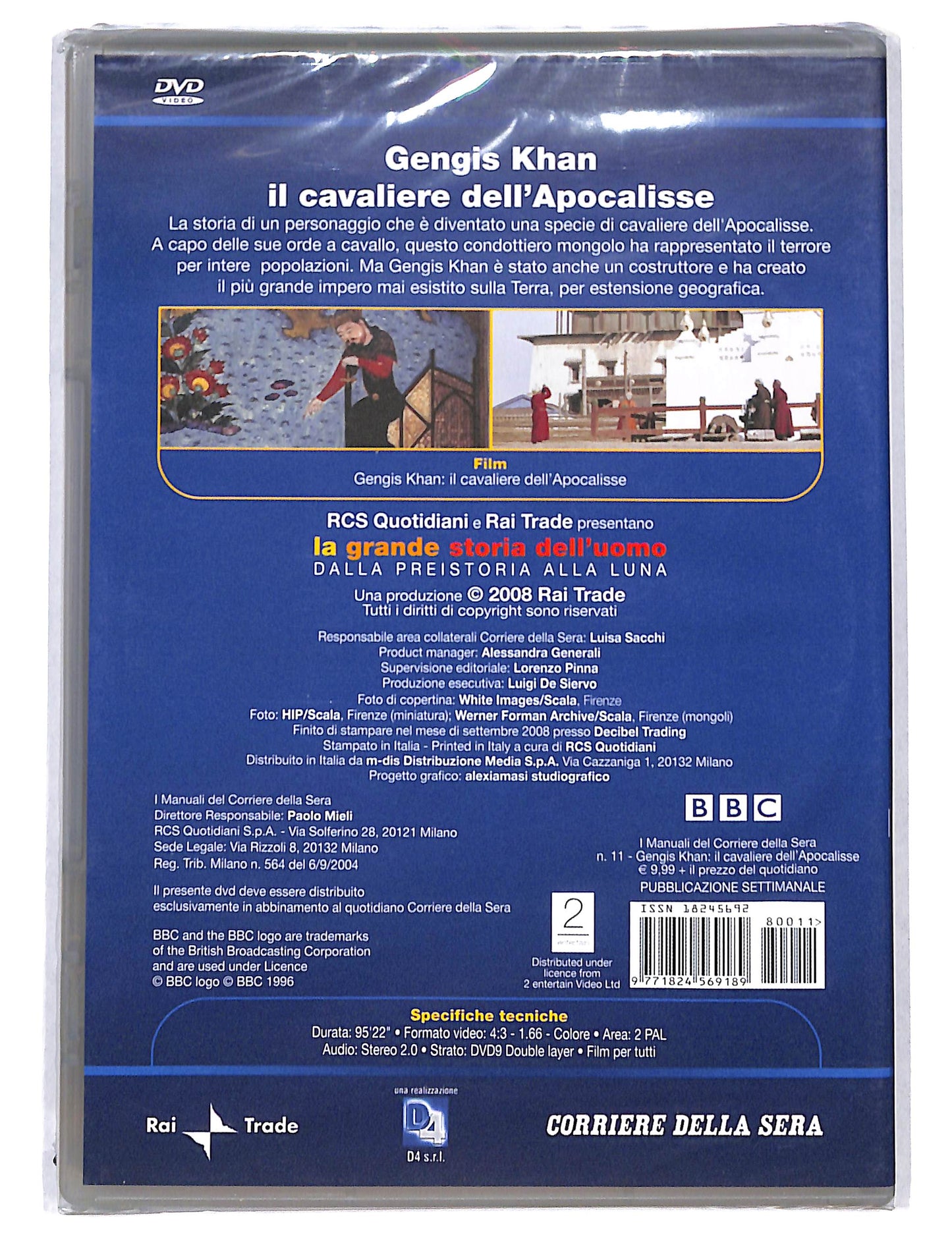 EBOND La Grande storia dell'uomo vol.11 Genis Khan DVD DB750770