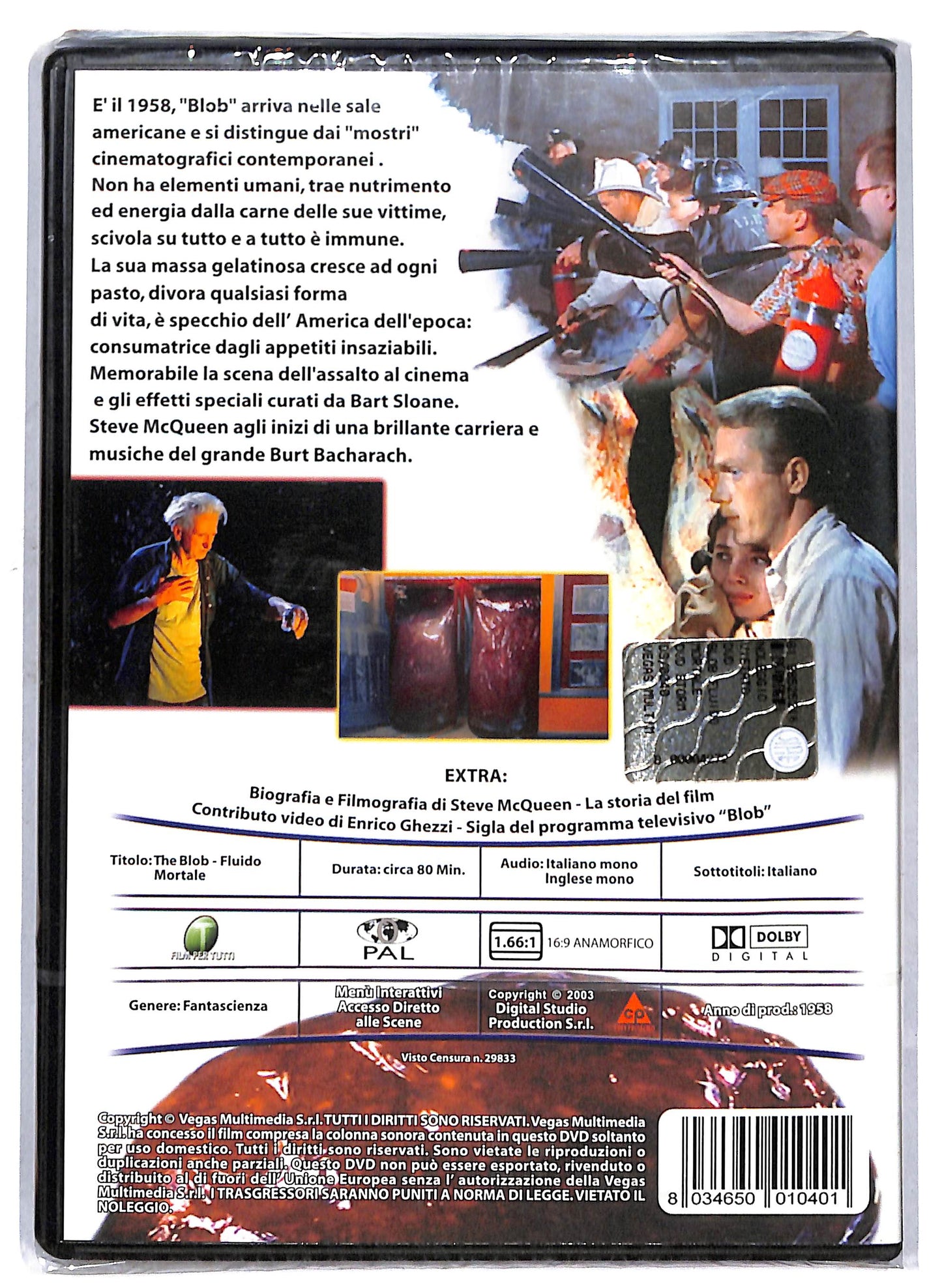 EBOND The Blob Fluido Mortale DVD DB750921