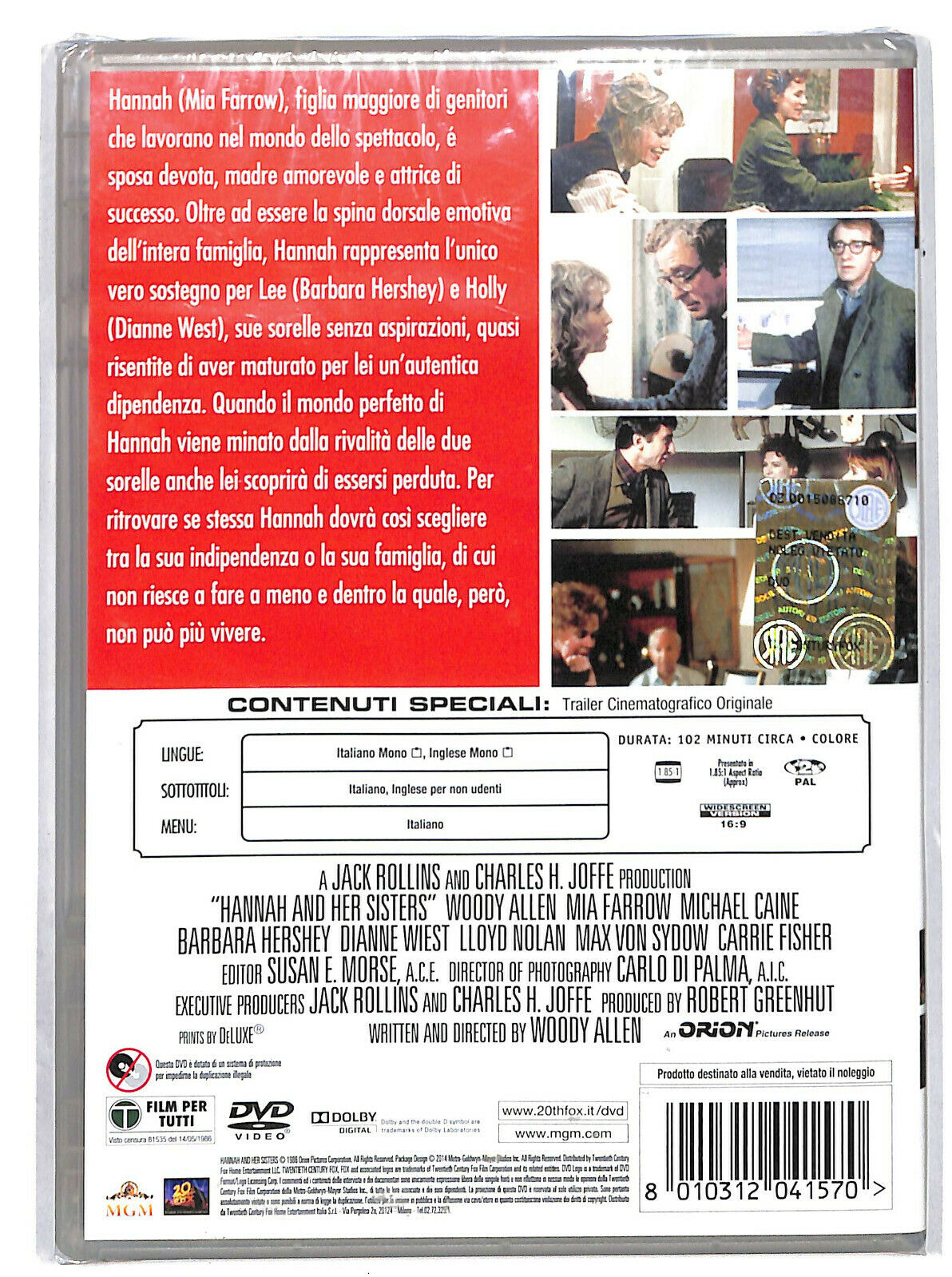 EBOND Hannah e Le Sue Sorelle NOLEGGIO DVD DB750951