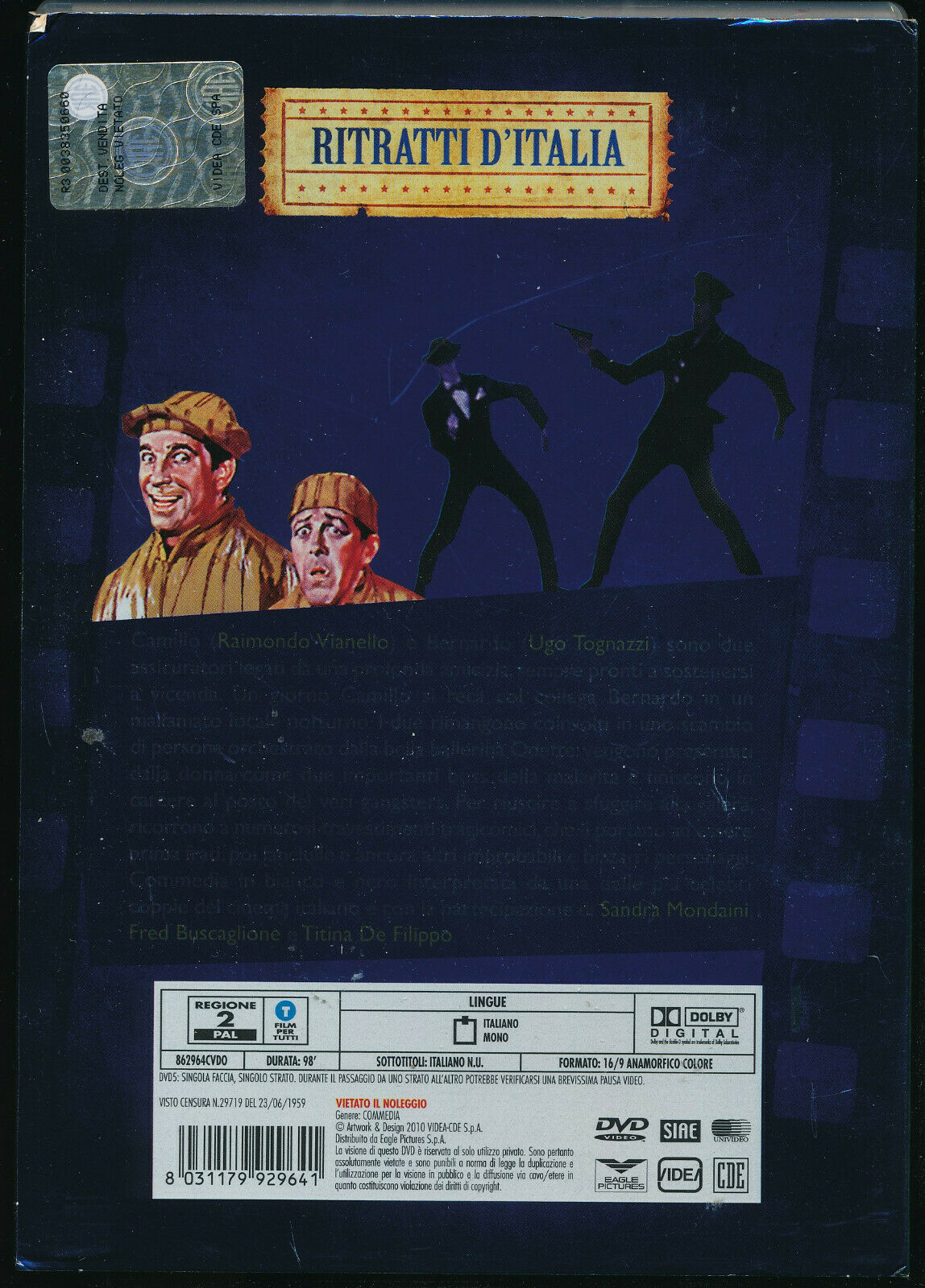 EBOND Noi Siamo Due Evasi DVD DB750962