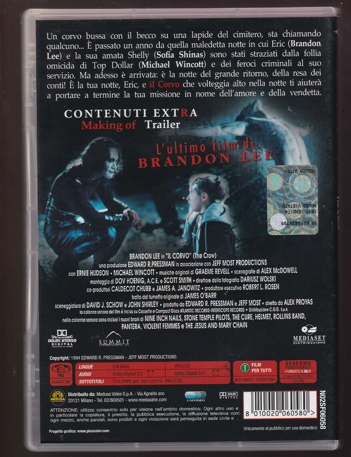 EBOND Il Corvo DVD DB751327