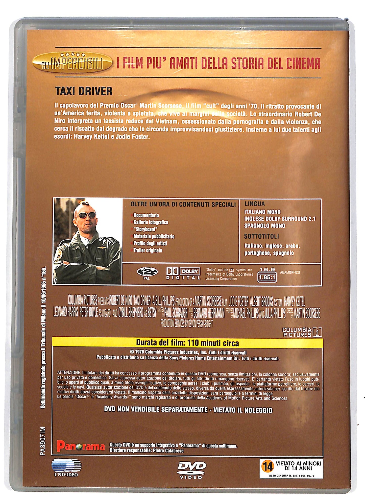 EBOND Taxi Driver EDITORIALE DVD DB751334