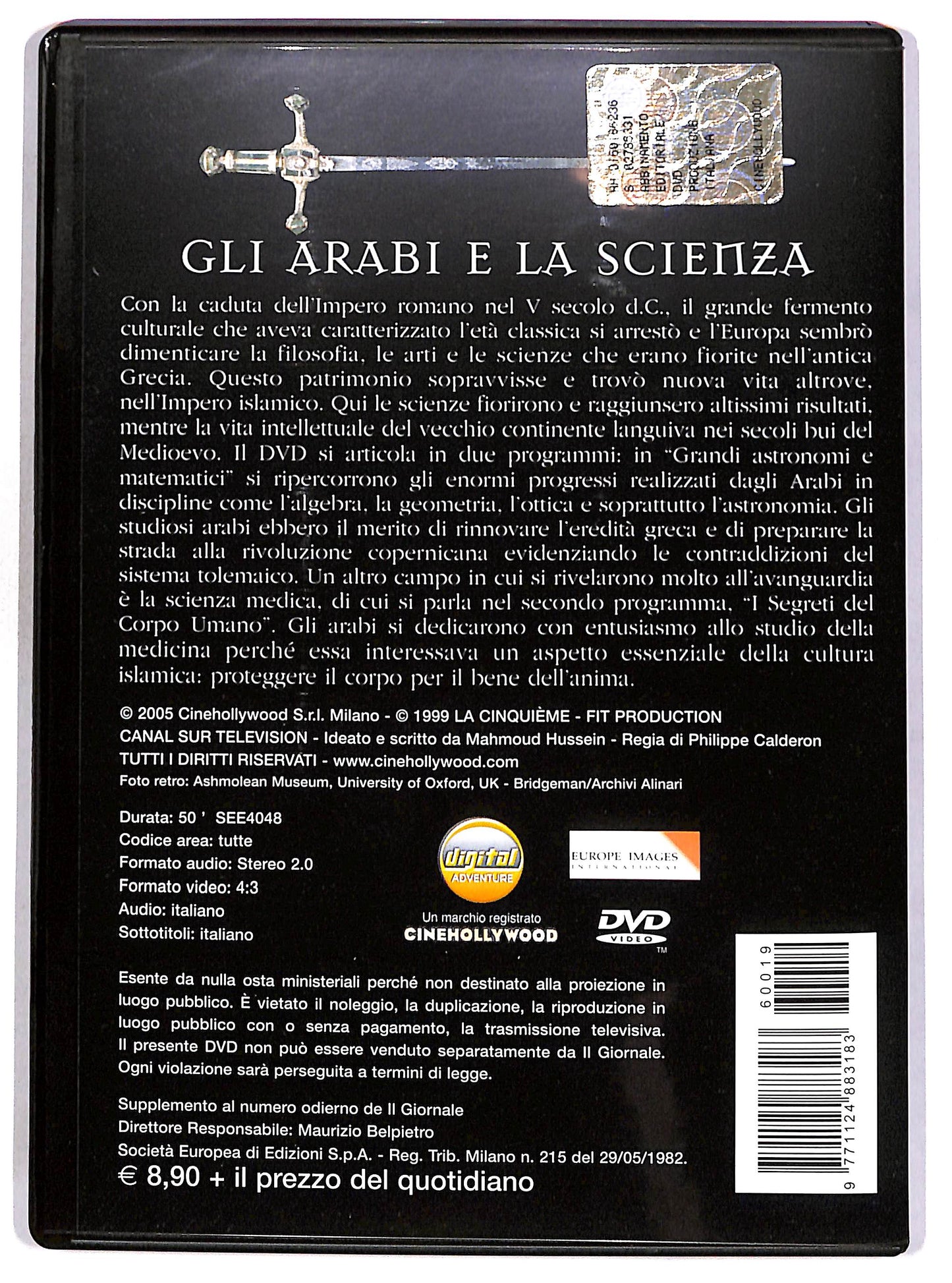 EBOND Gli arabi e la scienza EDITORIALE DVD DB751608