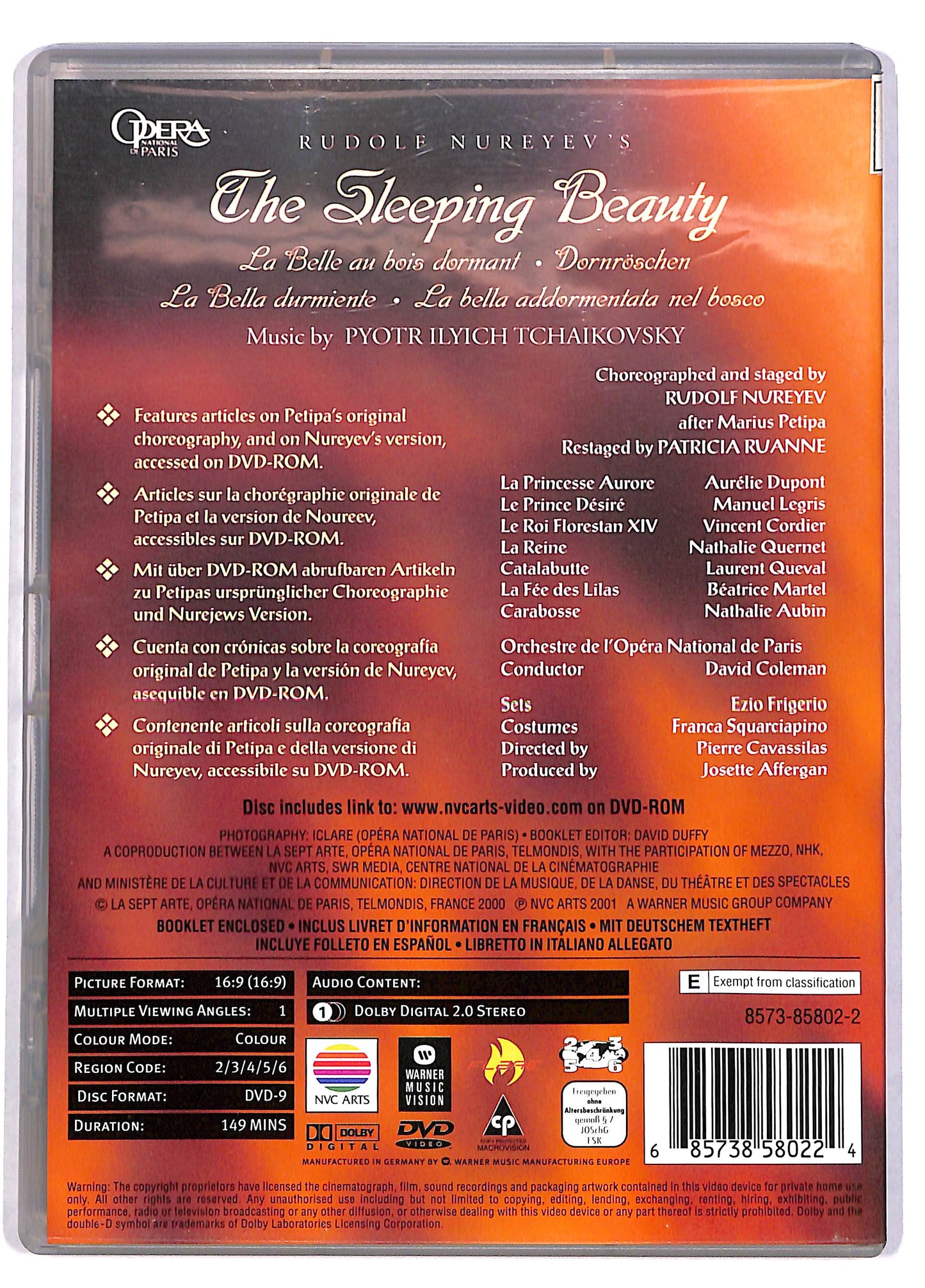 EBOND La Bella Addormentata Nel Bosco Tchaikovsky DVD DB751614