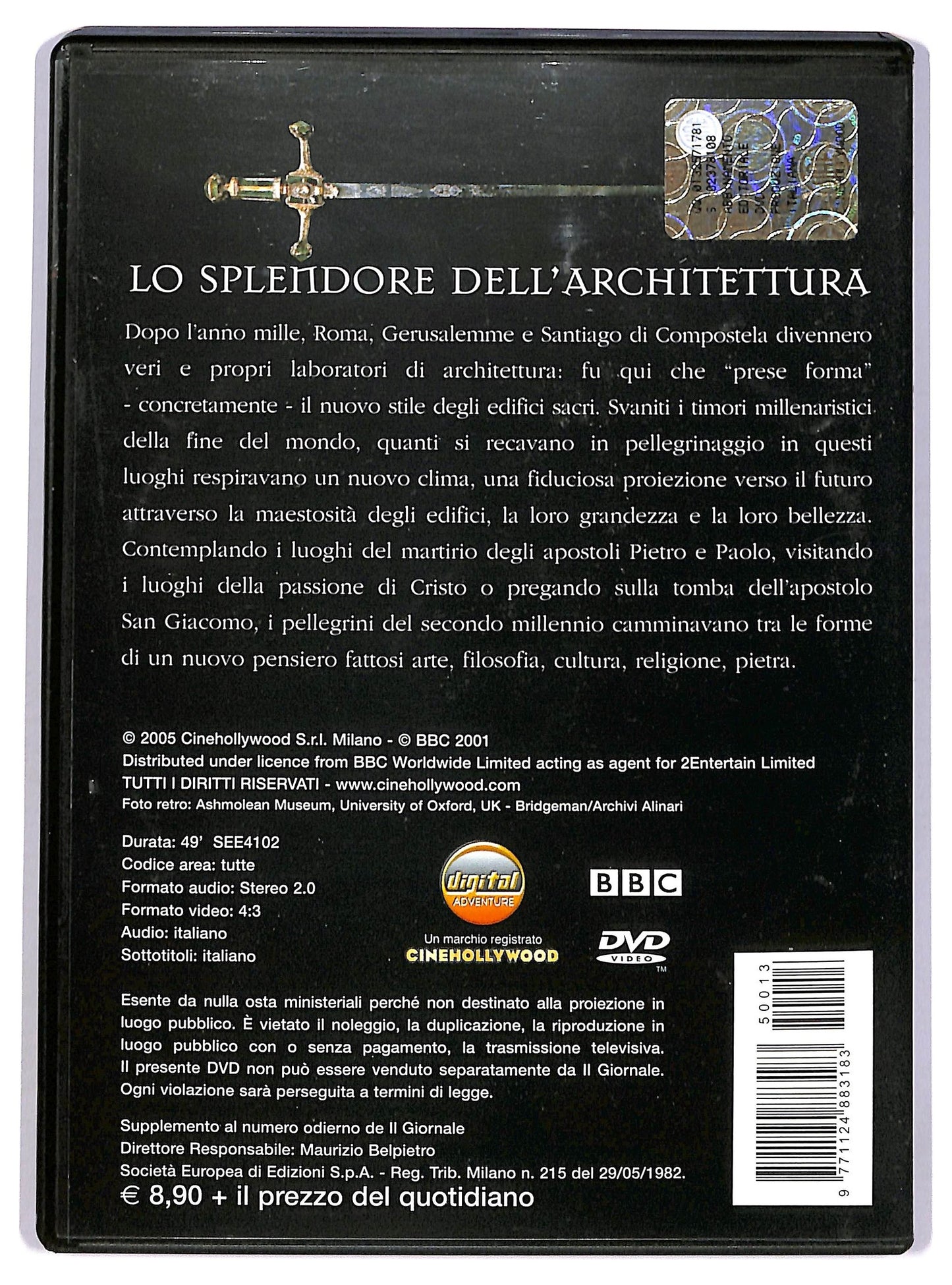 EBOND Lo splendore dell'architettura EDITORIALE DVD DB751630