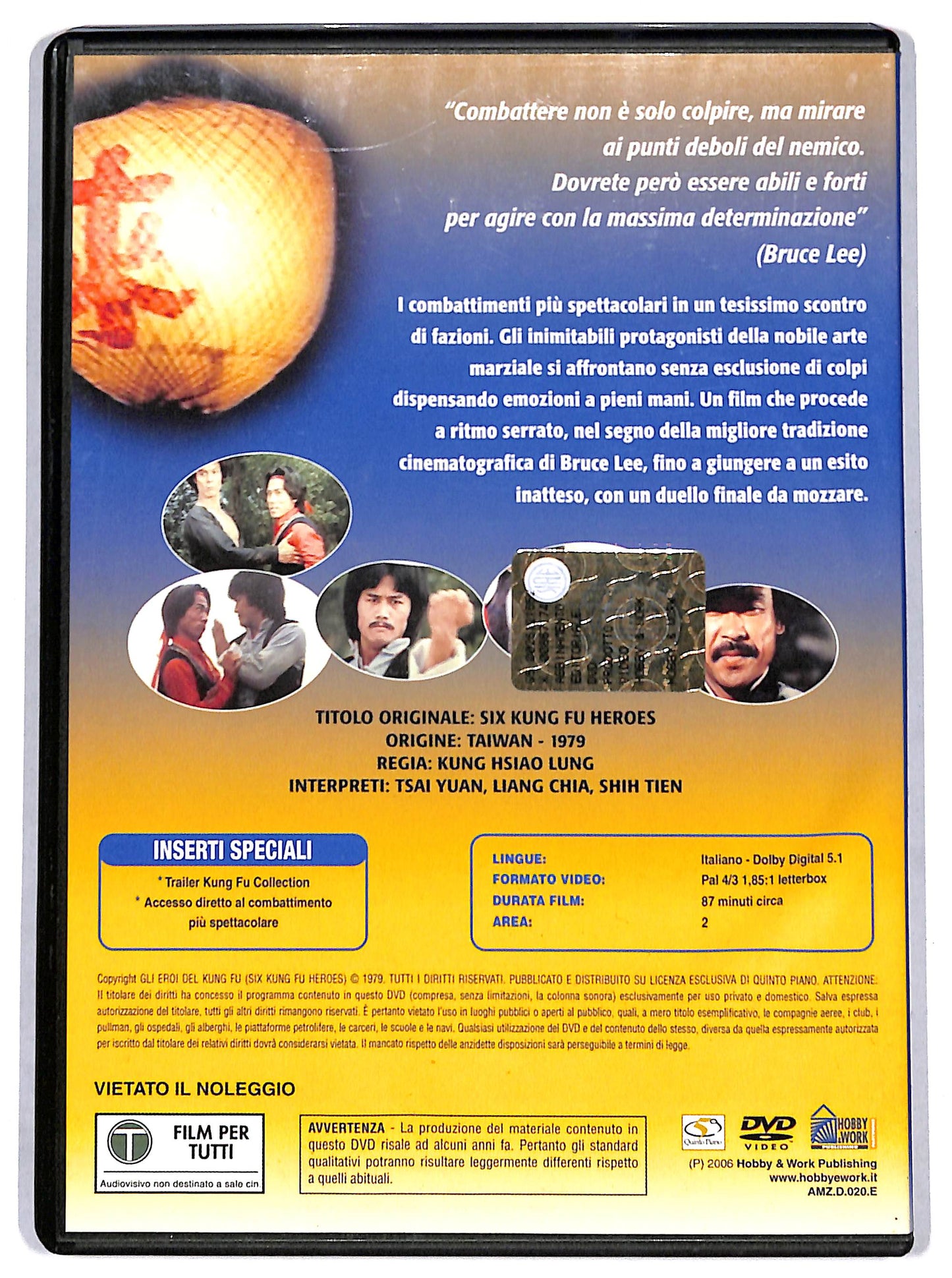 EBOND Gli Eroi del Kung Fu EDITORIALE DVD DB751660