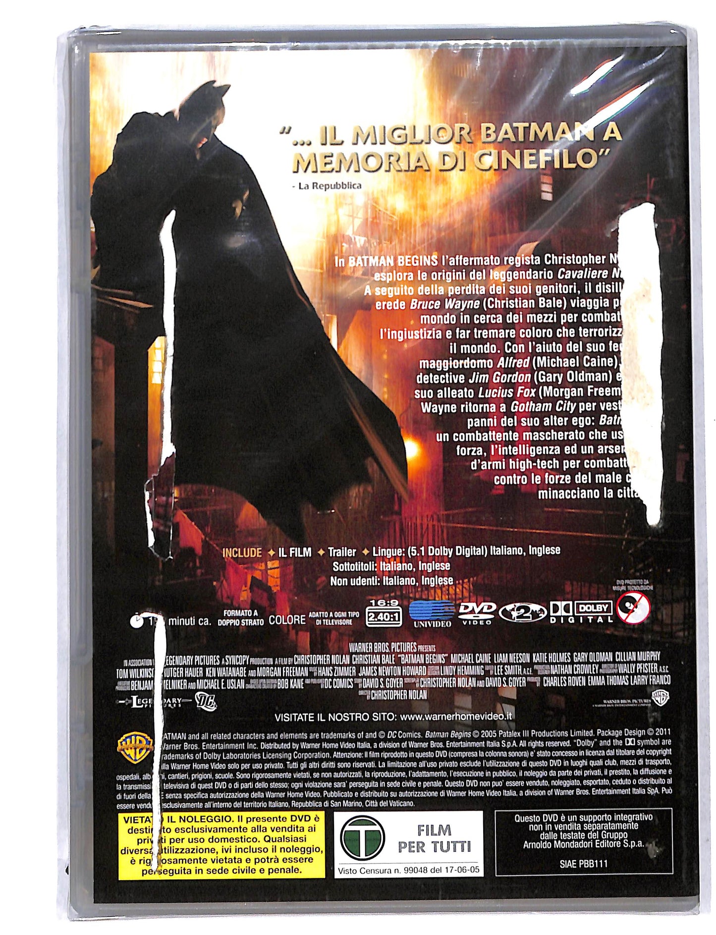 EBOND Batman Begins EDITORIALE DVD DB751829