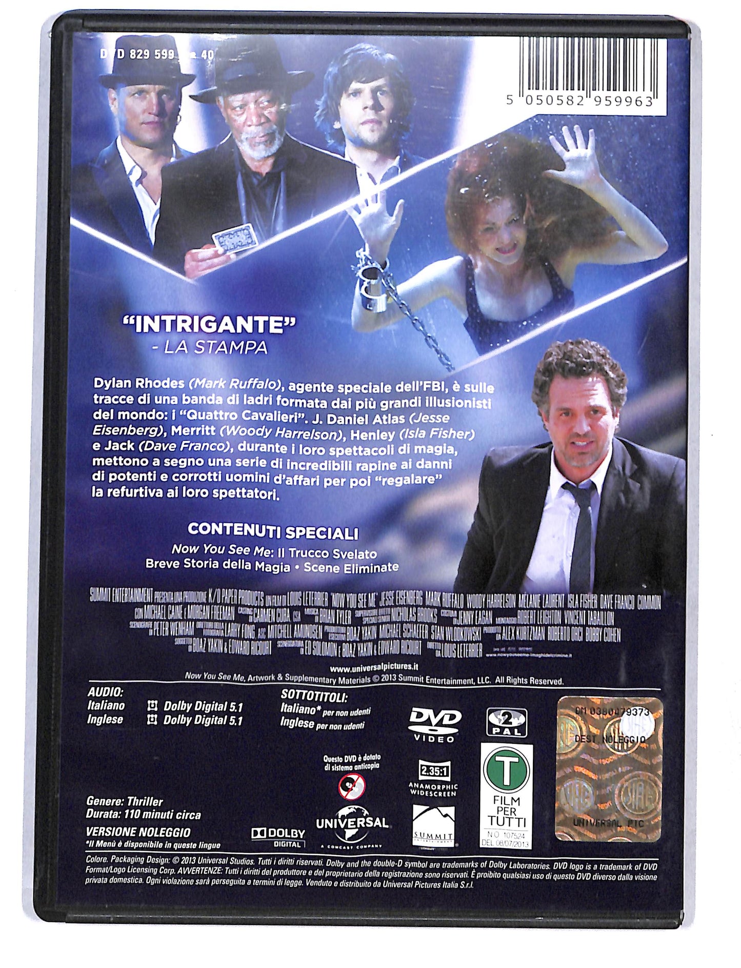 EBOND Now you see me - i maghi del crimine NOLEGGIO DVD DB751838