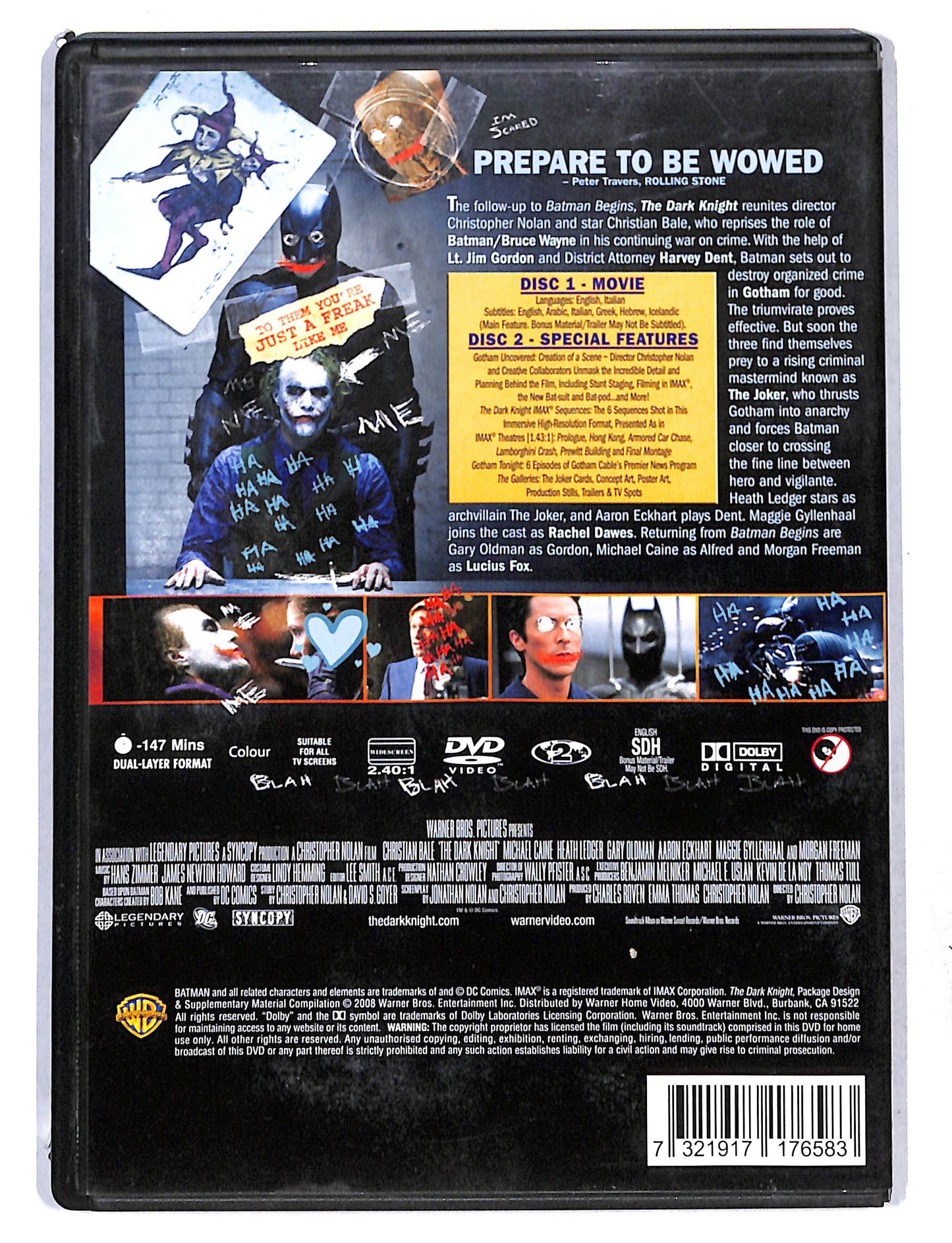 EBOND The Dark Knight - two -disc Special Edition DVD DB751850