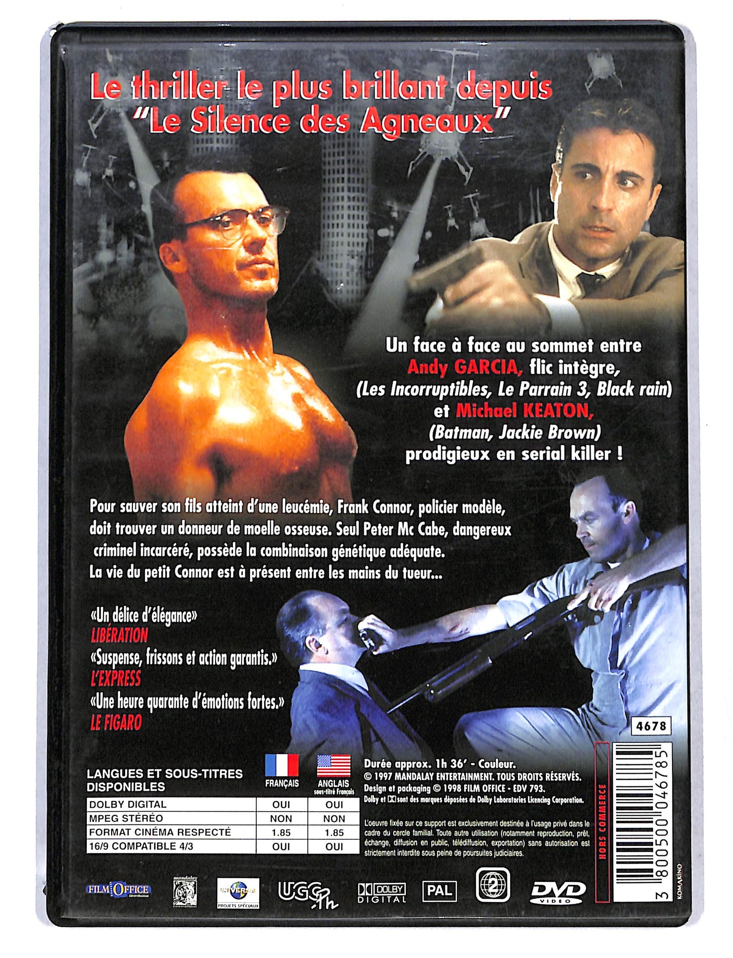 EBOND L'Enjeu Edizione Francia DVD DB751852