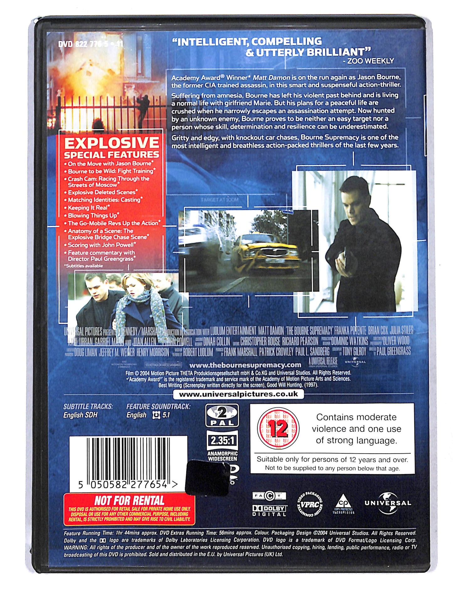 EBOND The Bourne Supremacy Edizione: Regno Unito DVD DB751853