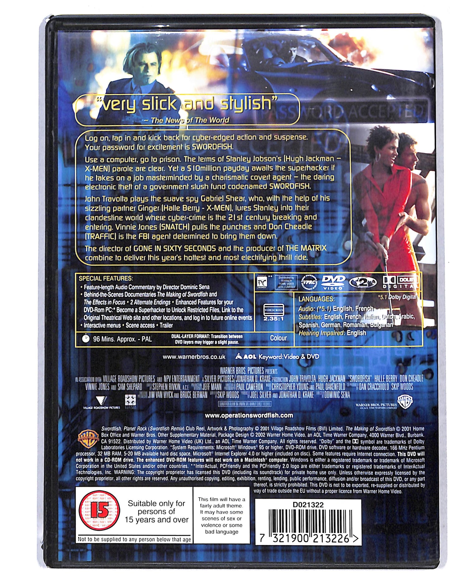 EBOND Swordfish Edizione: Regno Unito DVD DB751860
