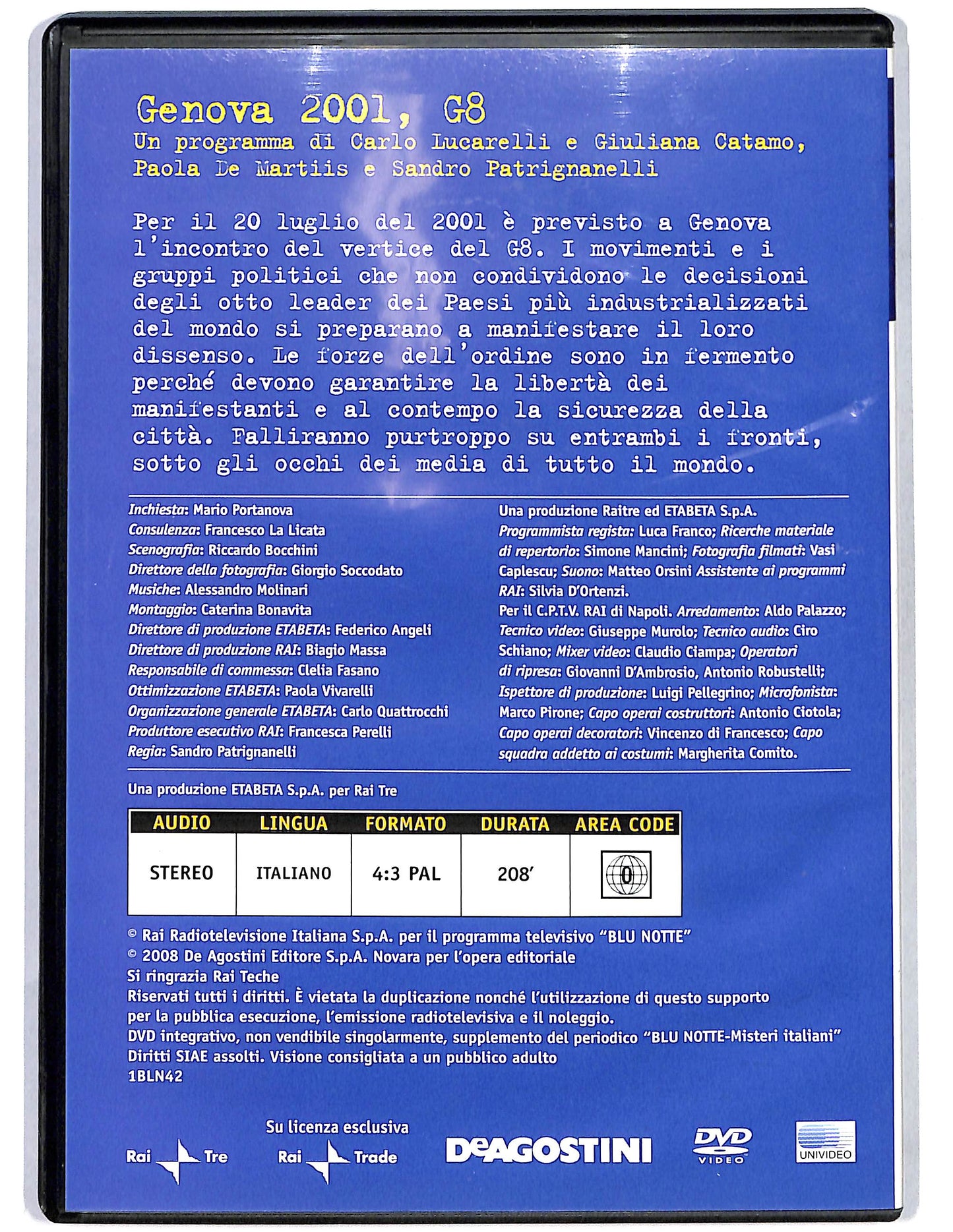 EBOND Genova 2001 G8 vol.42 EDITORIALE DVD DB752135