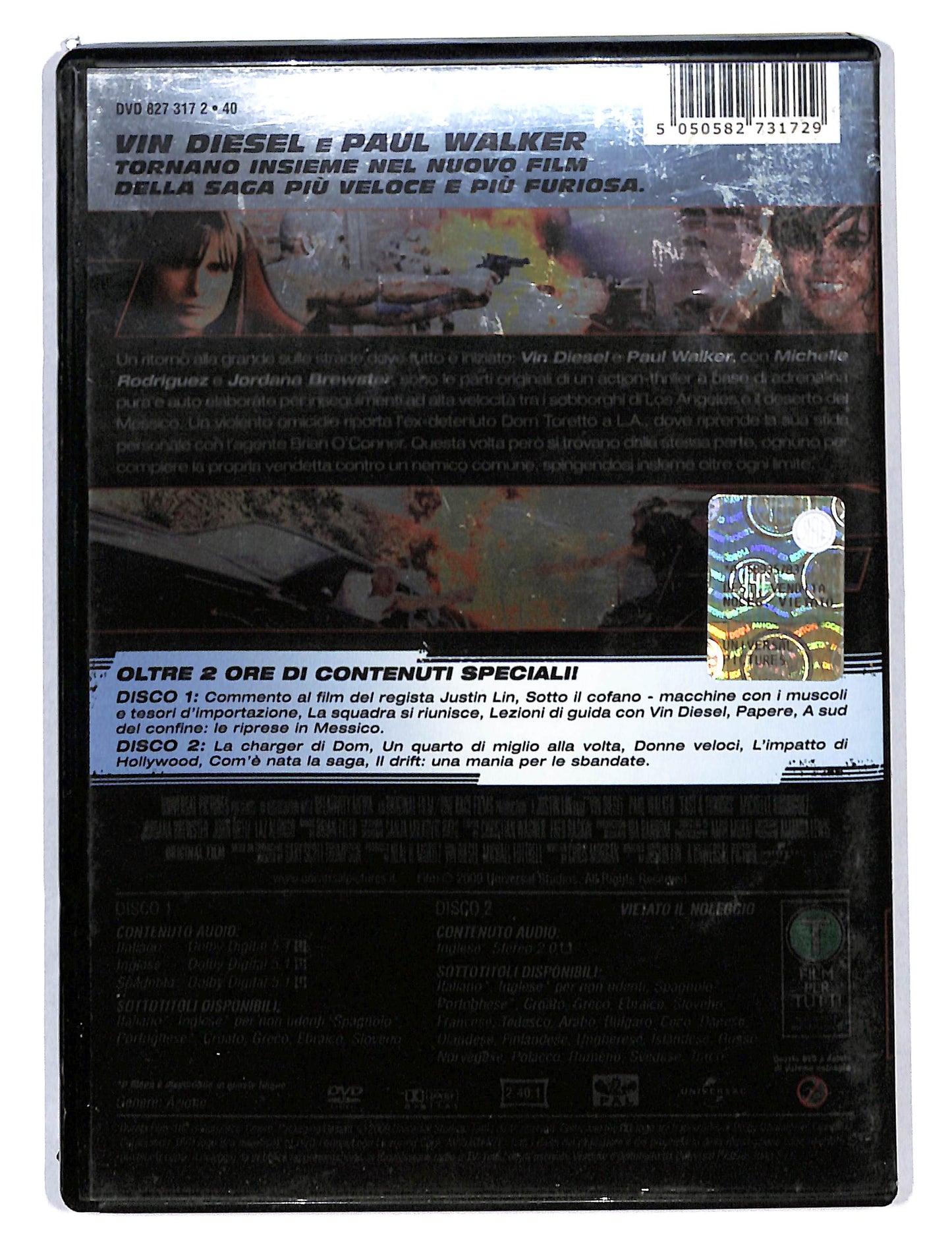 EBOND Fast And Furious Solo Parti Originali Special Edition 2 dvd DVD DB752305