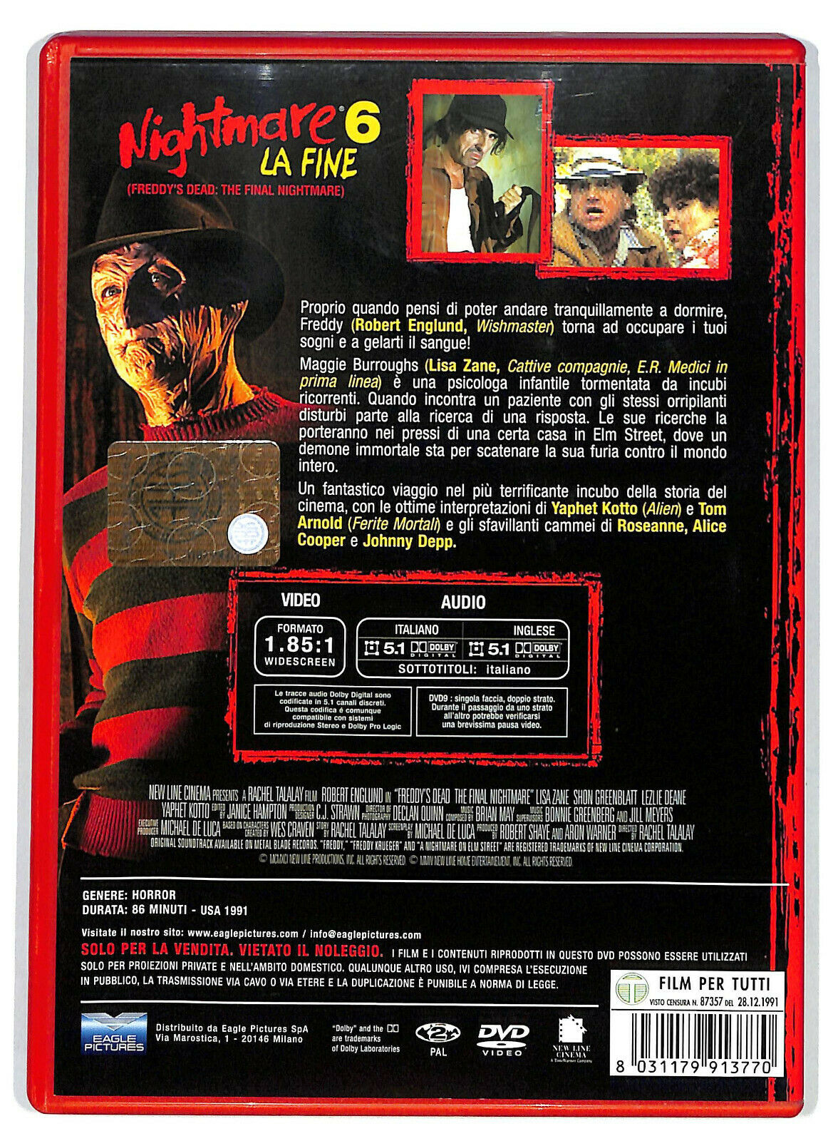 EBOND Nightmare La Fine DVD DB752631