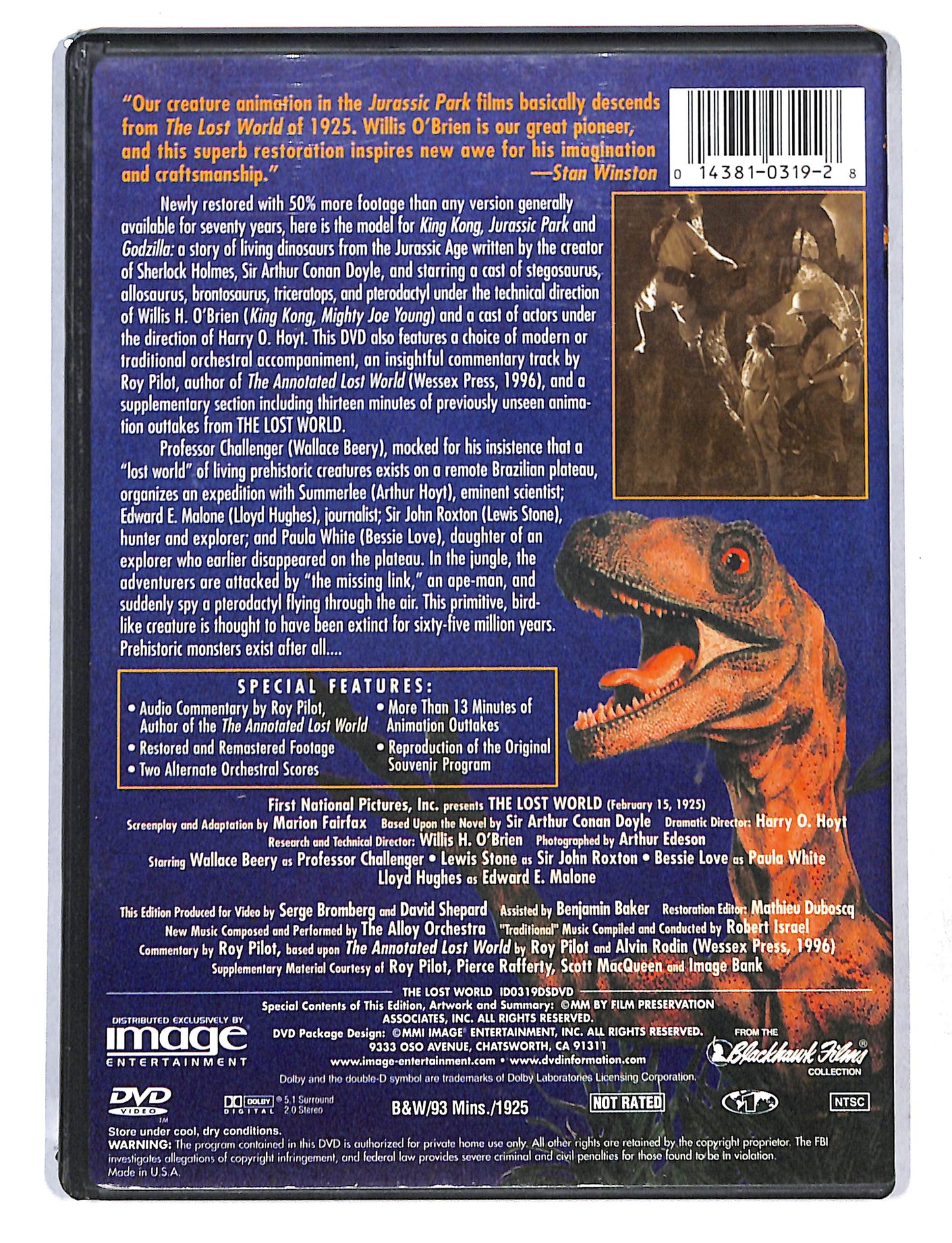 EBOND The lost world Edizione USA DVD DB753139