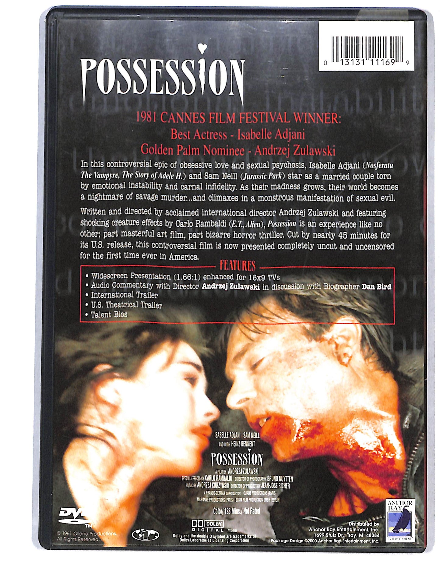 EBOND Possession Edizione USA DVD DB753141