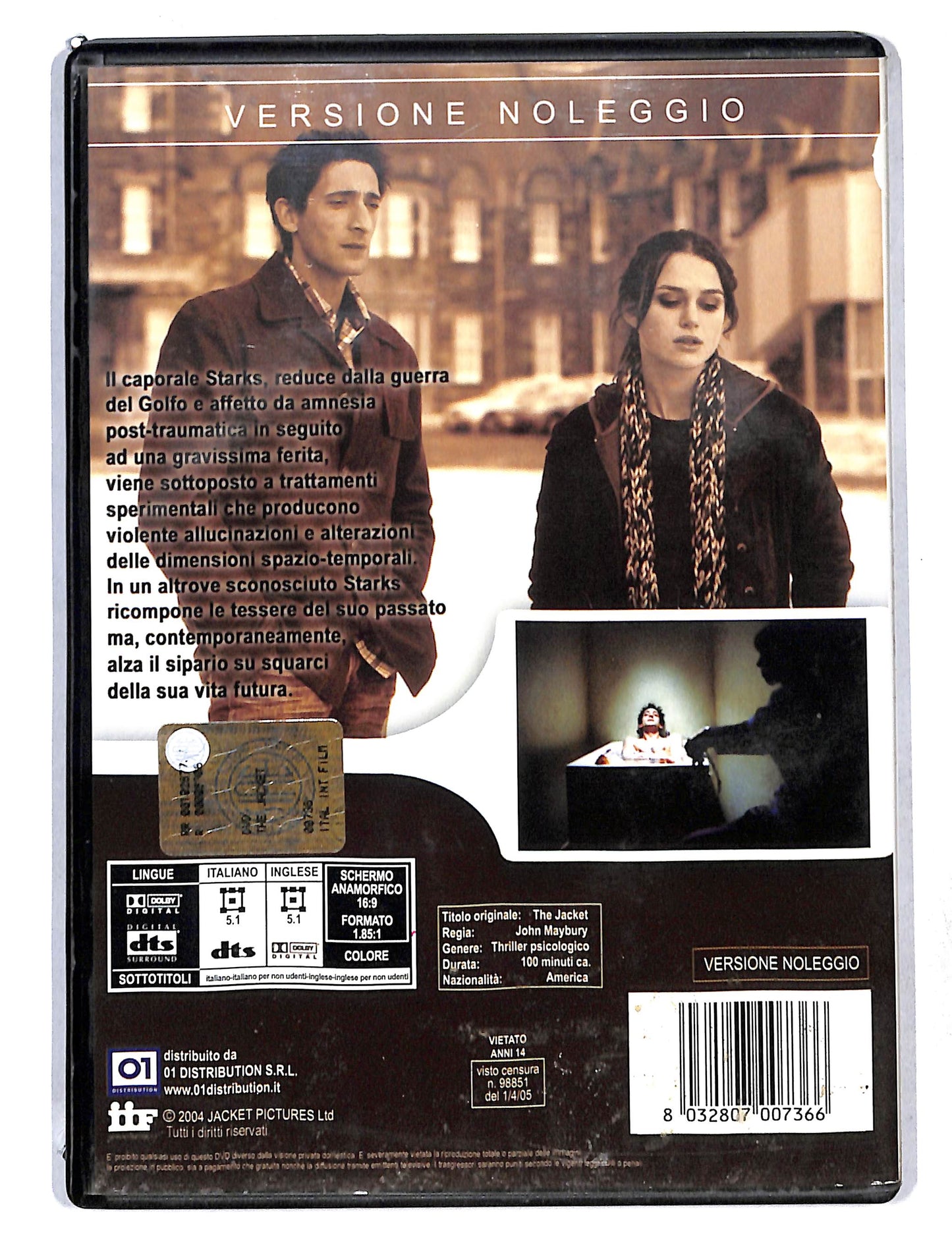 EBOND The jacket NOLEGGIO DVD DB753150