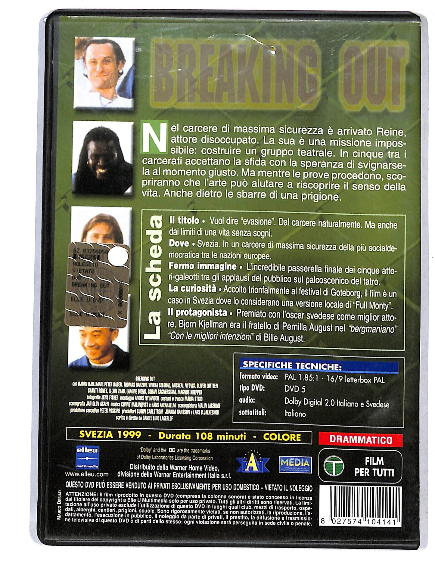 EBOND Breaking Out - Carcerati Organizzati DVD DB753164