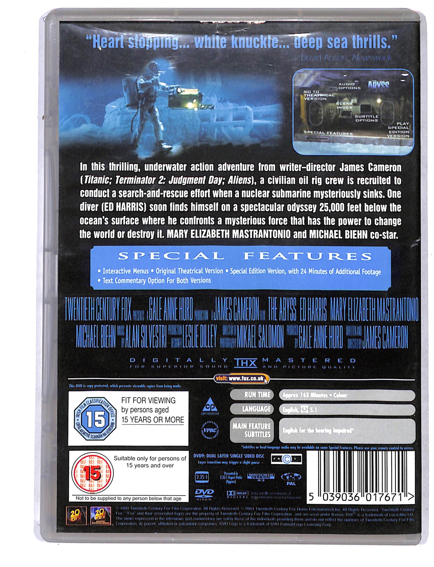 EBOND Abyss The DVD Edizione: Regno Unito DVD DB753206