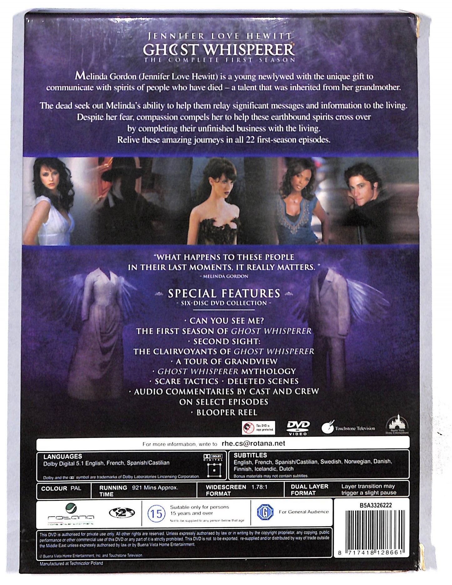 EBOND Ghost Whisperer - Season 1 Edizione: Regno Unito DVD DB753235