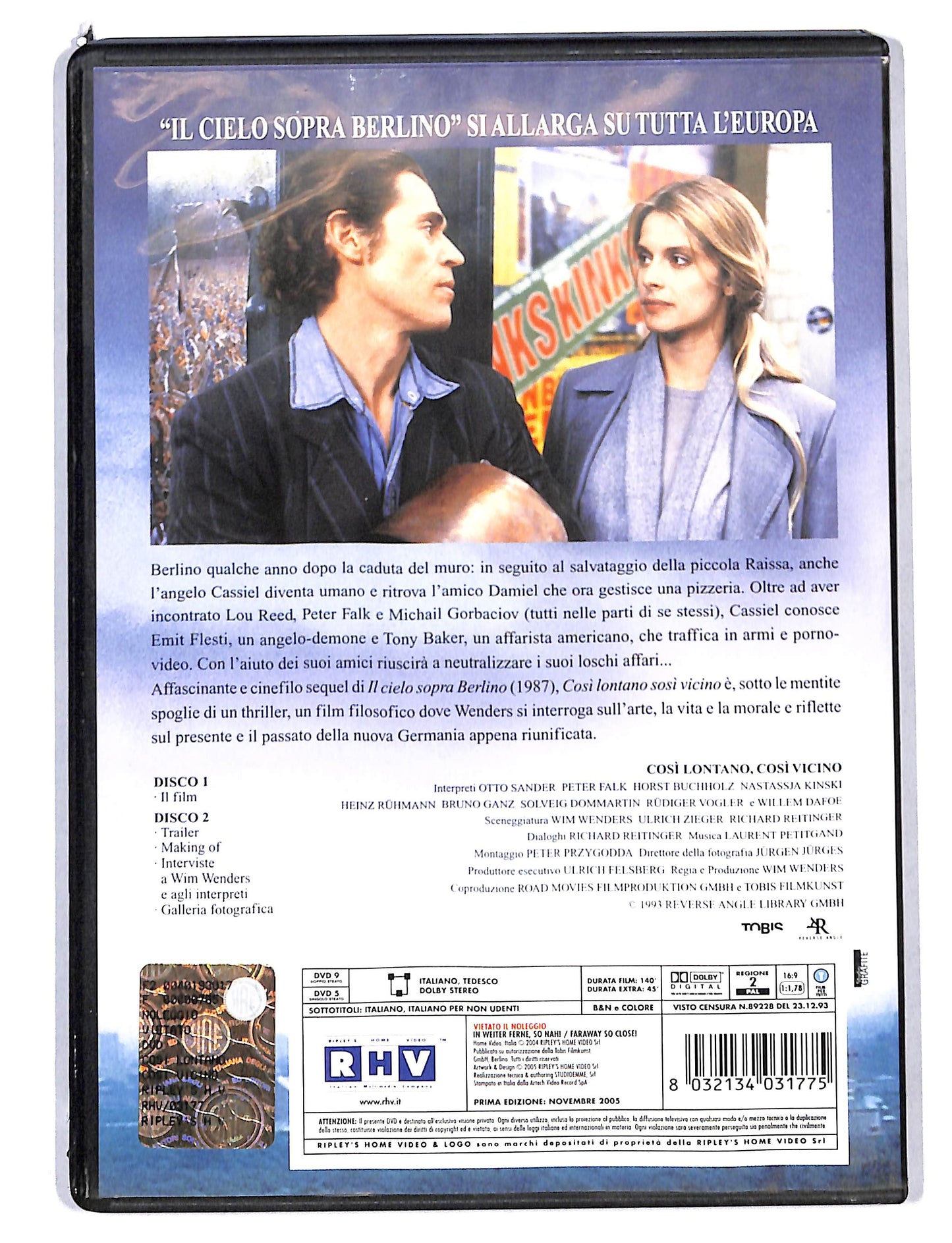 EBOND Cosi' Lontano Cosi' Vicino EDIZIONE SPECIALE doppio dvd DVD DB753437