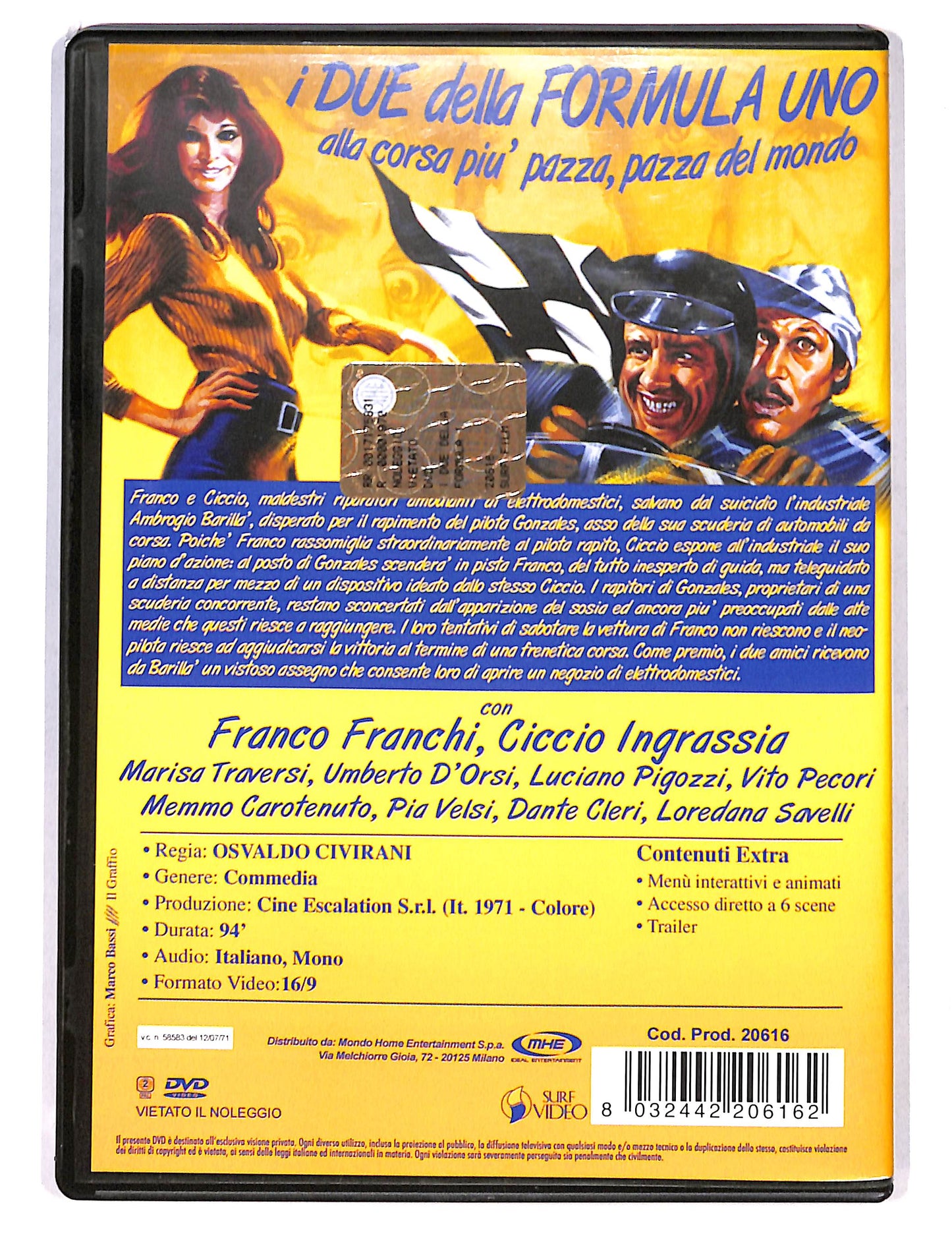 EBOND I Due Della Formula Uno DVD DB753445
