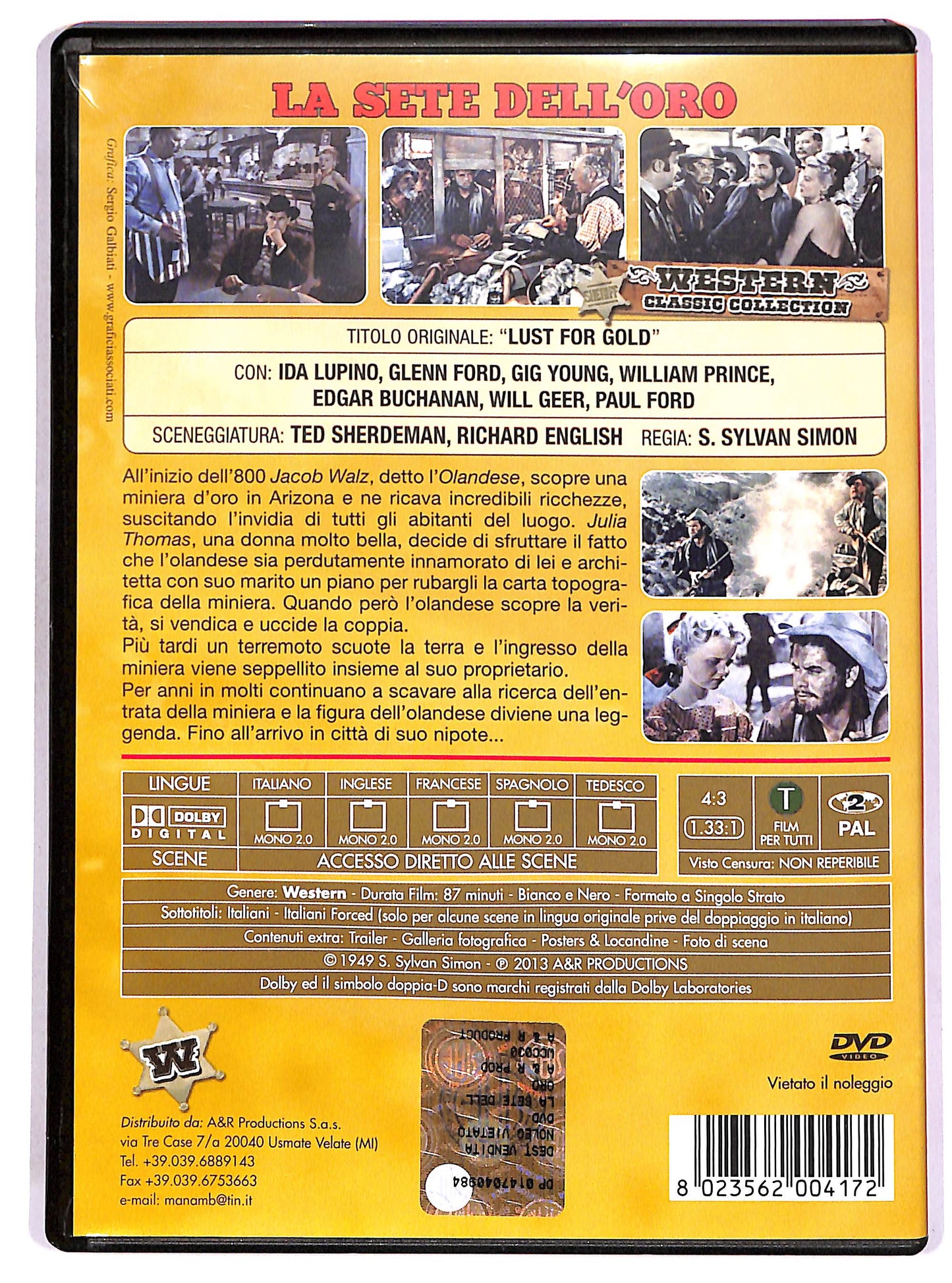 EBOND La sete dell'oro DVD DB753629