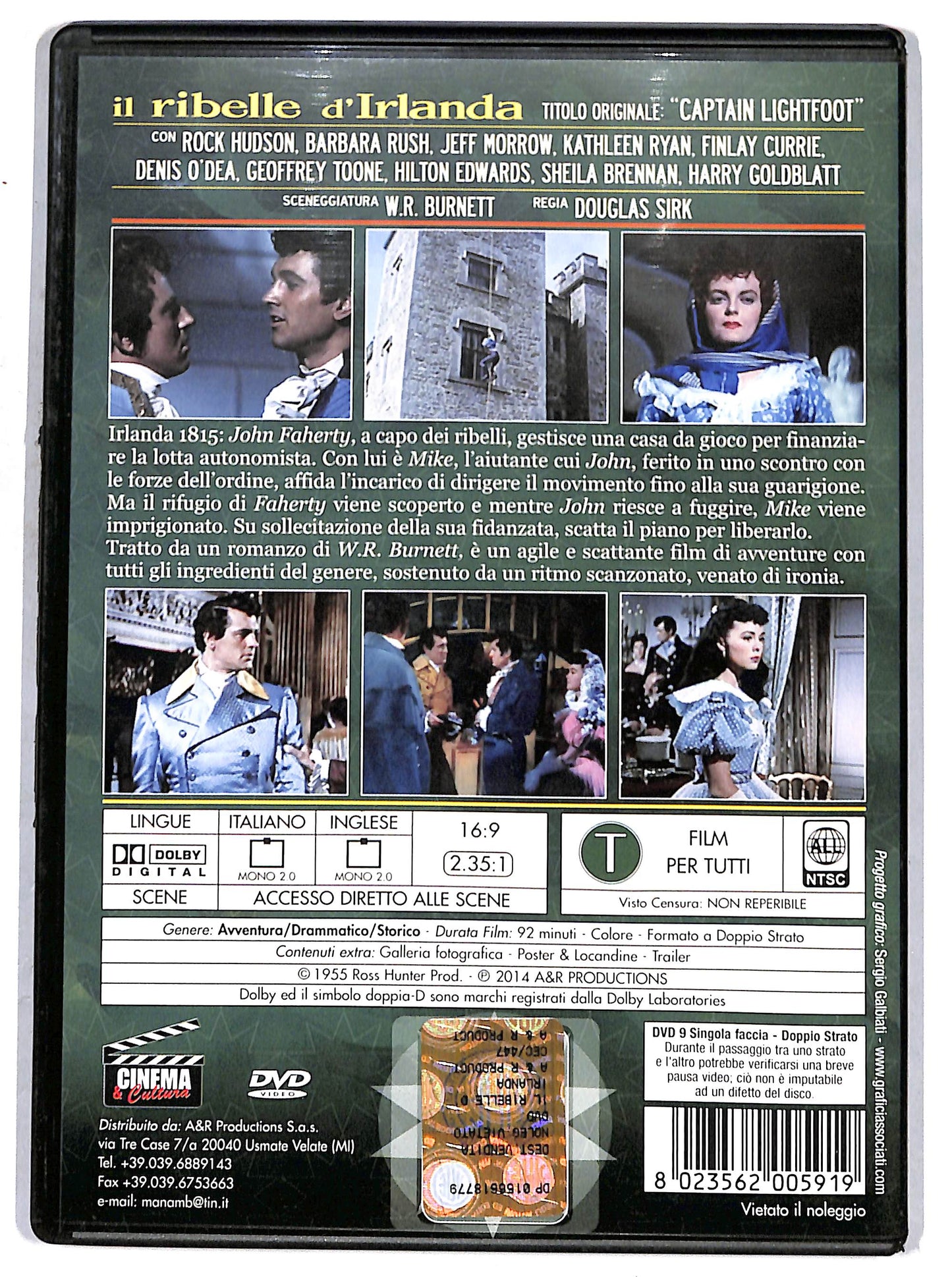 EBOND Il ribelle d'Irlanda DVD DB753632