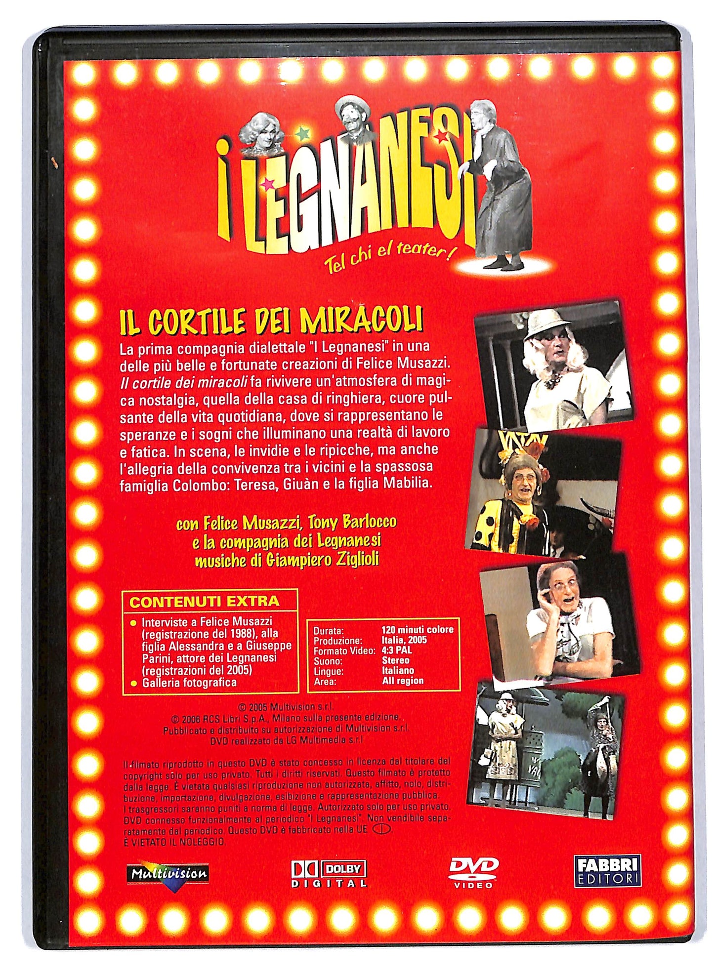 EBOND I Legnanesi - Il cortile dei miracoli EDITORIALE DVD DB753657