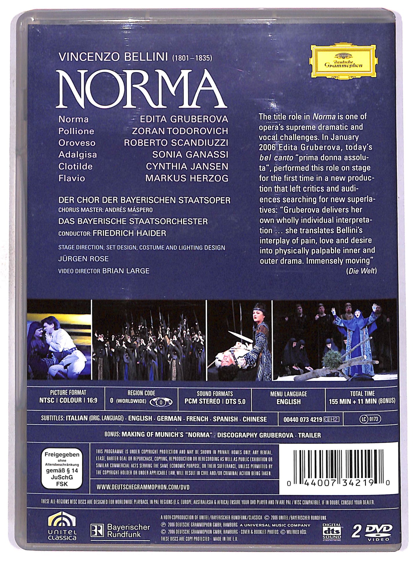 EBOND Bellini - Norma - Haider (2 dischi) DVD DB753659
