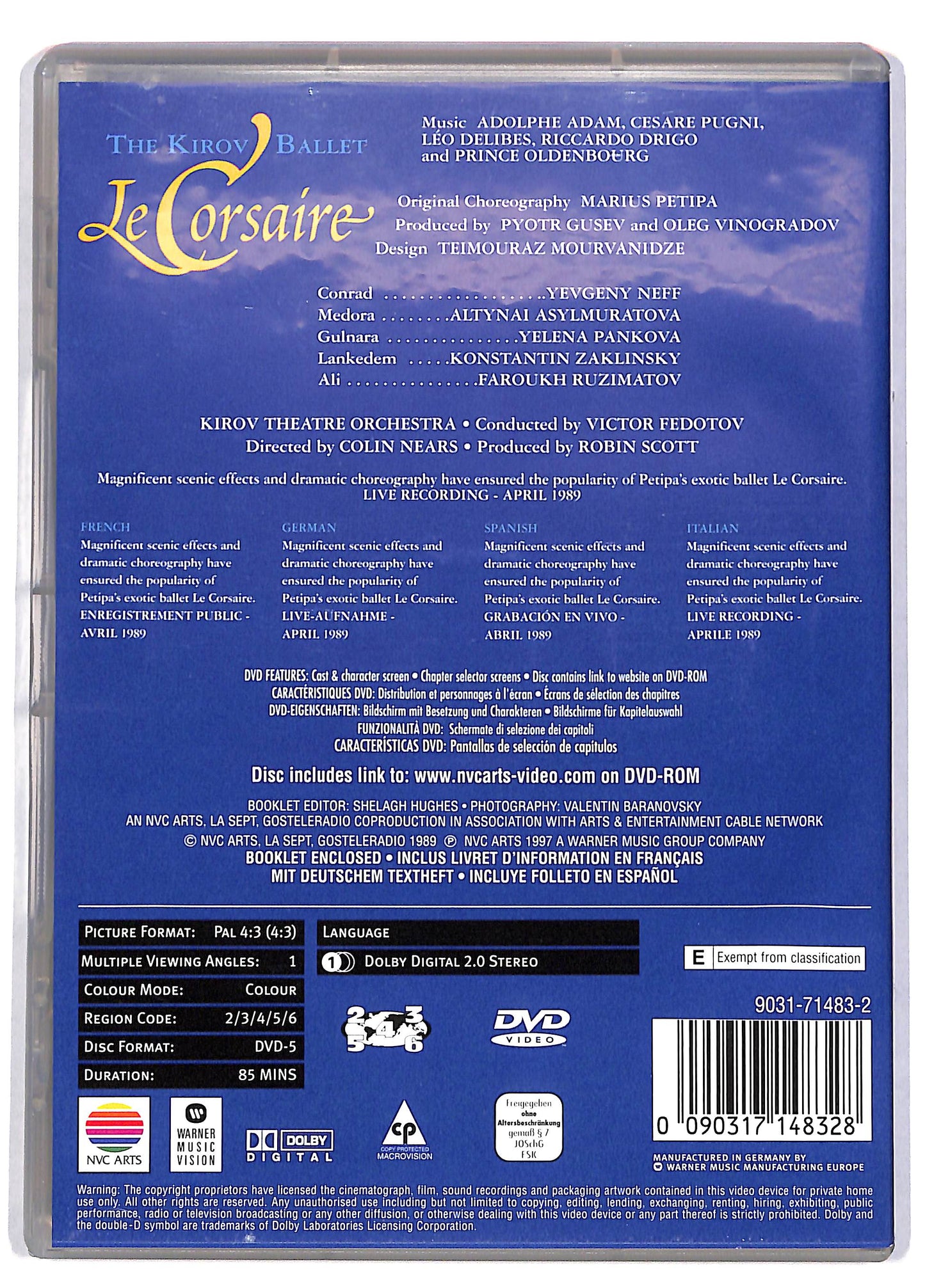 EBOND Il Corsaro - Le Corsaire - The Kirov Ballet DVD DB753662