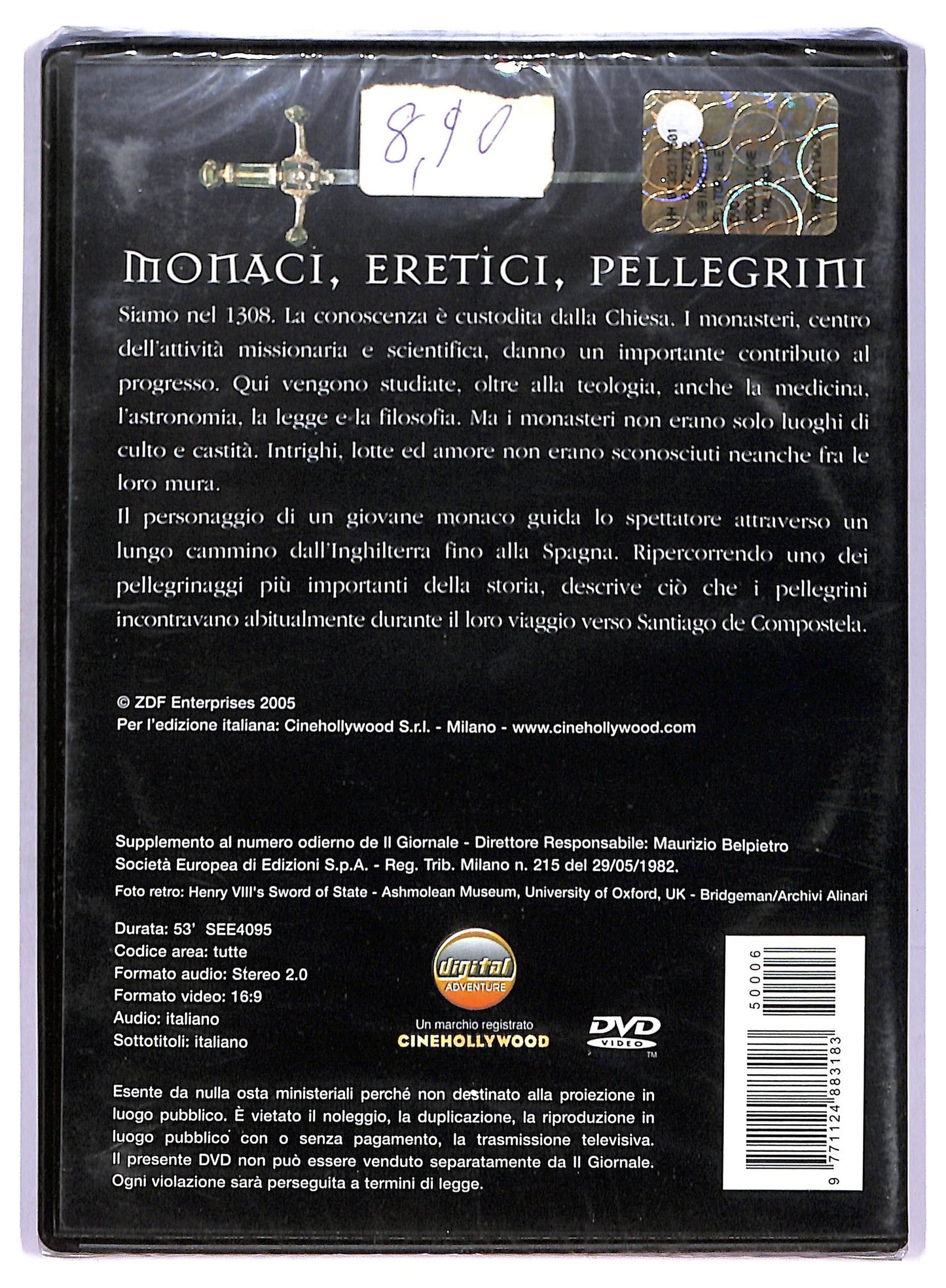 EBOND Monaci Eretici Pellegrini EDITORIALE DVD DB753666