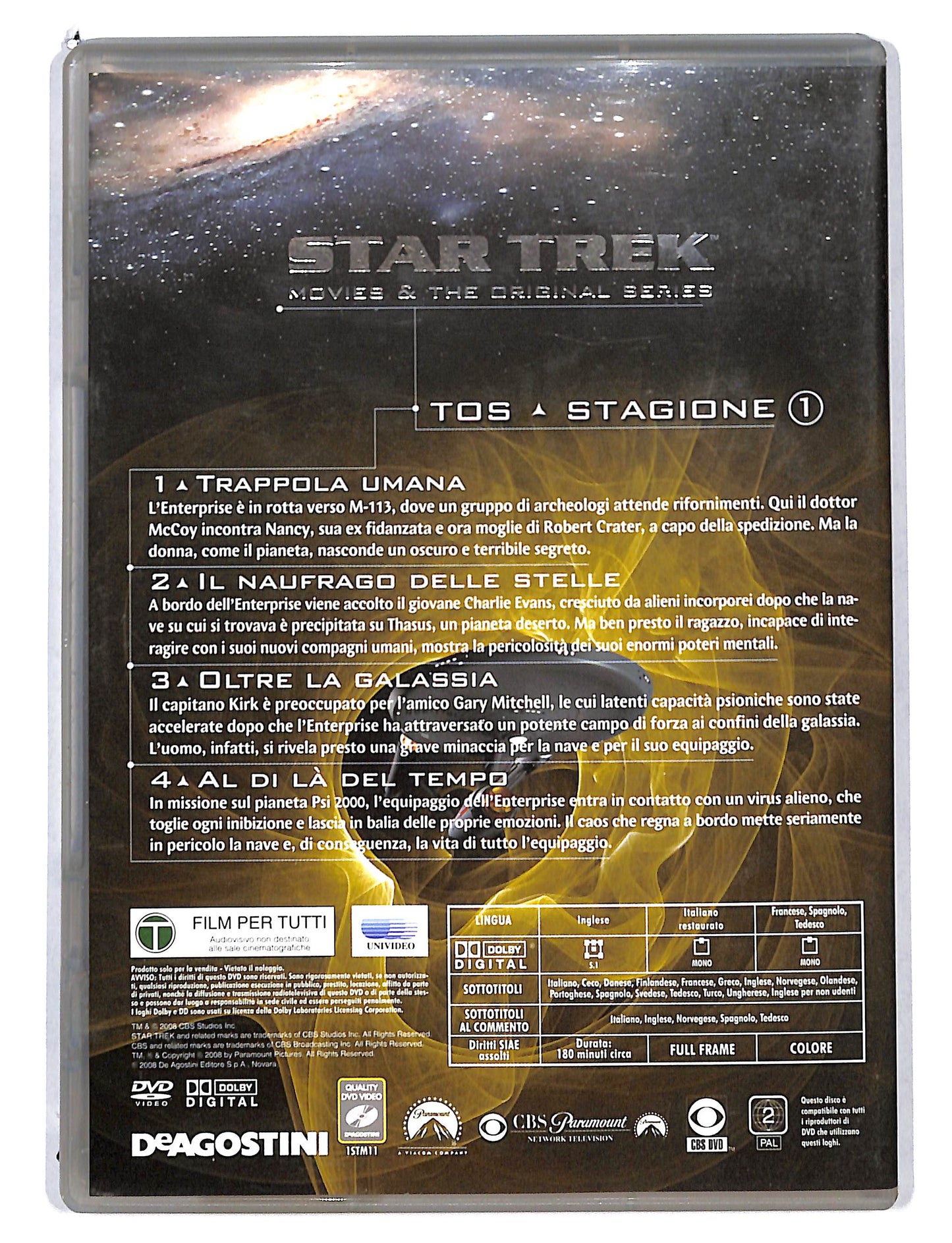 EBOND Star Trek vol.11 - Tos Stagione 1 episodi 1- 4 EDITORIALE DVD DB753835