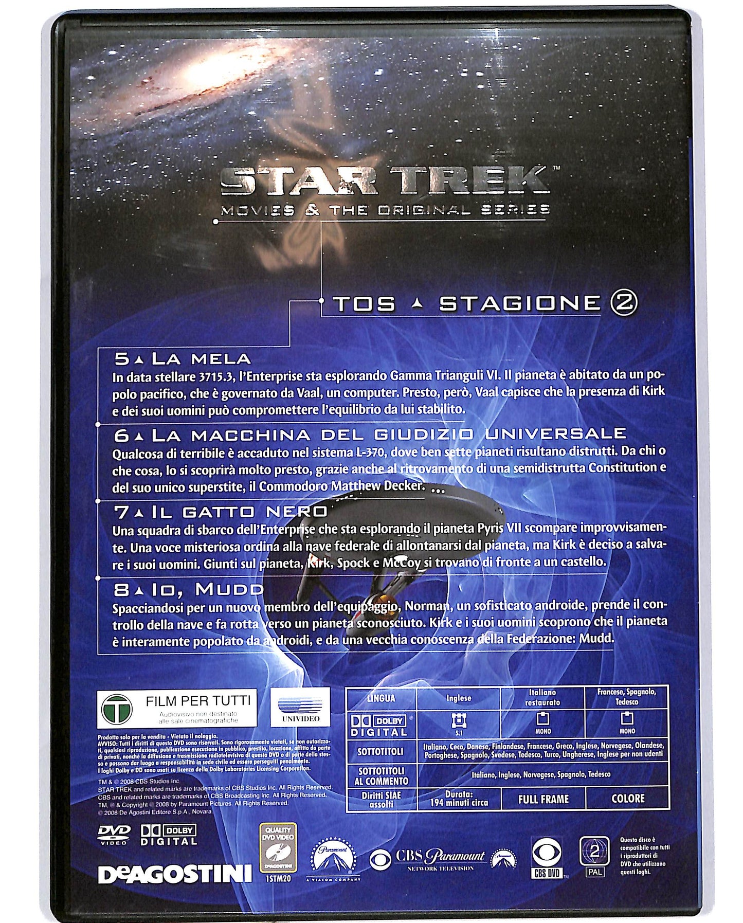 EBOND Star Trek TOS Stagione 2 Vol.20 EDITORIALE DVD DB753836