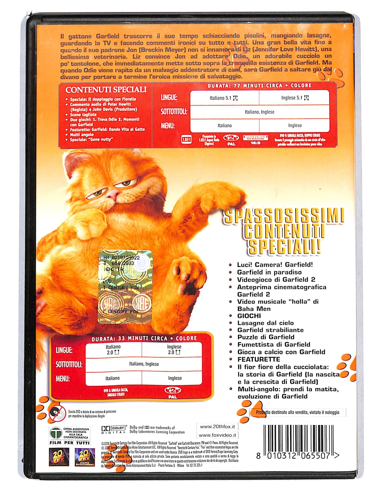 EBOND Garfield il film - Garfield 2 activity disc DVD DB753863