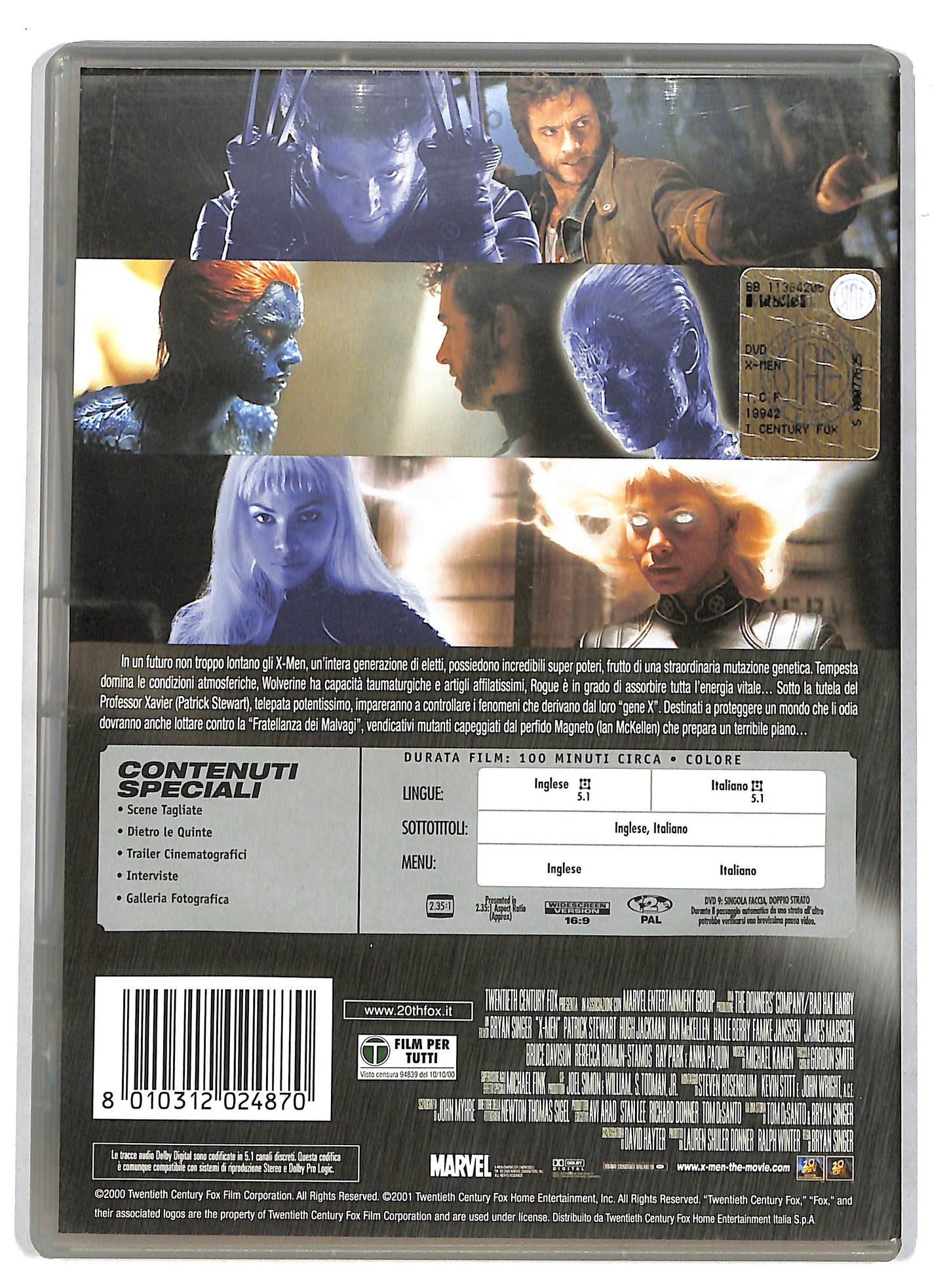 EBOND X-Men (film) DVD DB754215