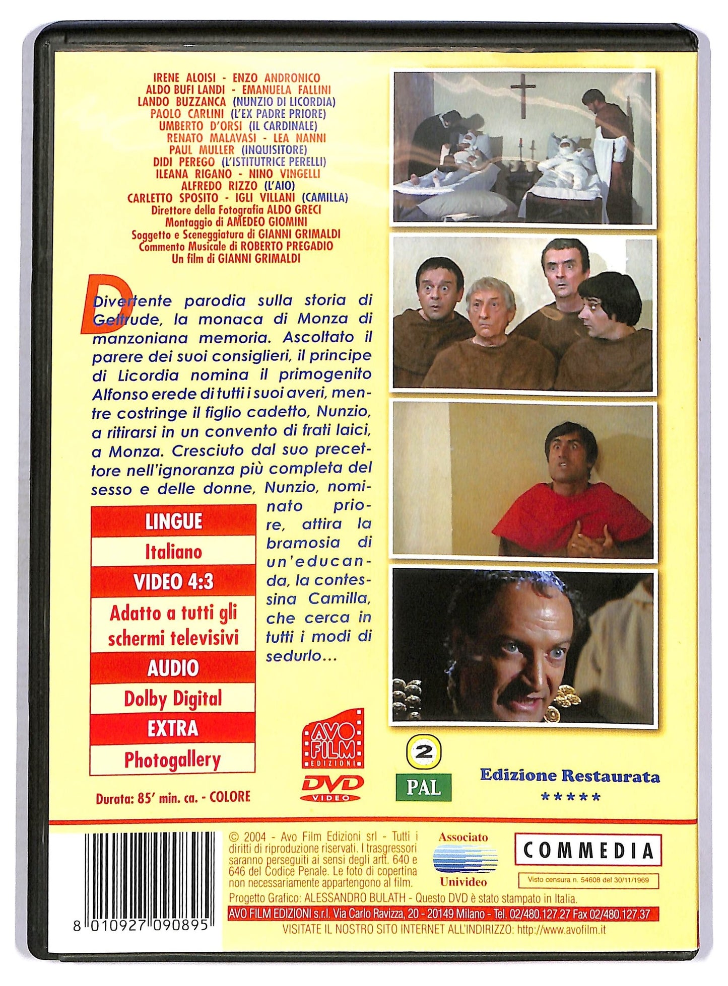 EBOND Puro siccome un angelo papa mi fece monaco... di Monza DVD DB754245