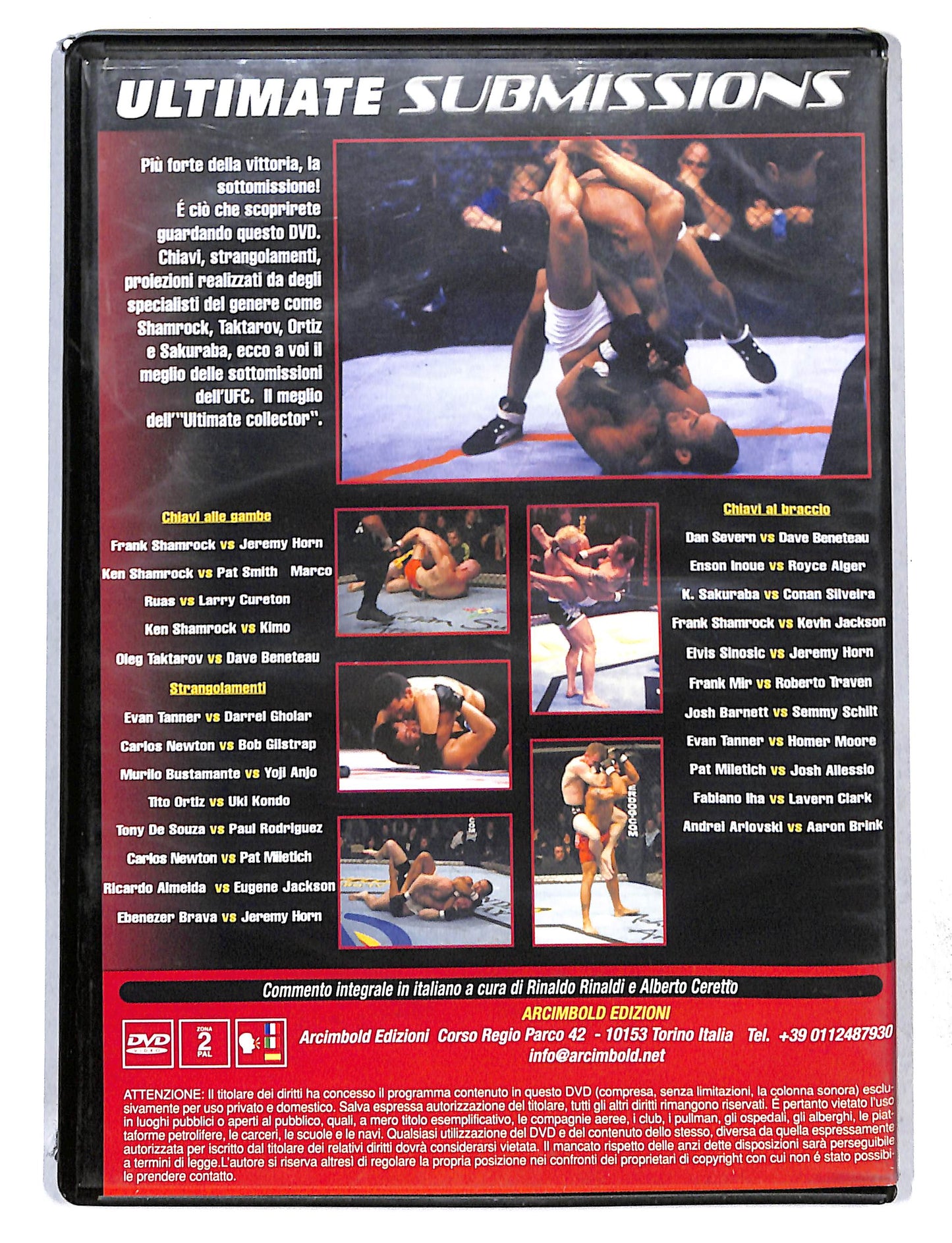 EBOND Ultimate Submissions DVD DB754246