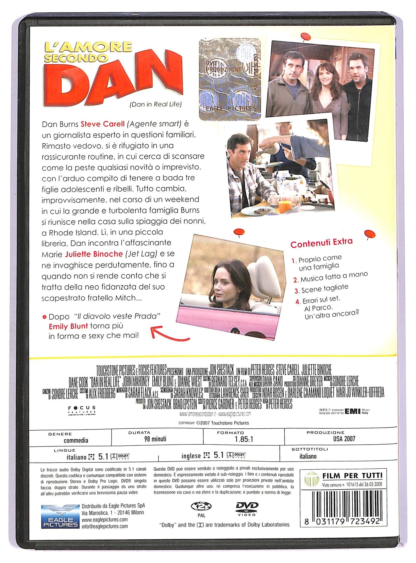 EBOND L'amore Secondo Dan DVD DB754257