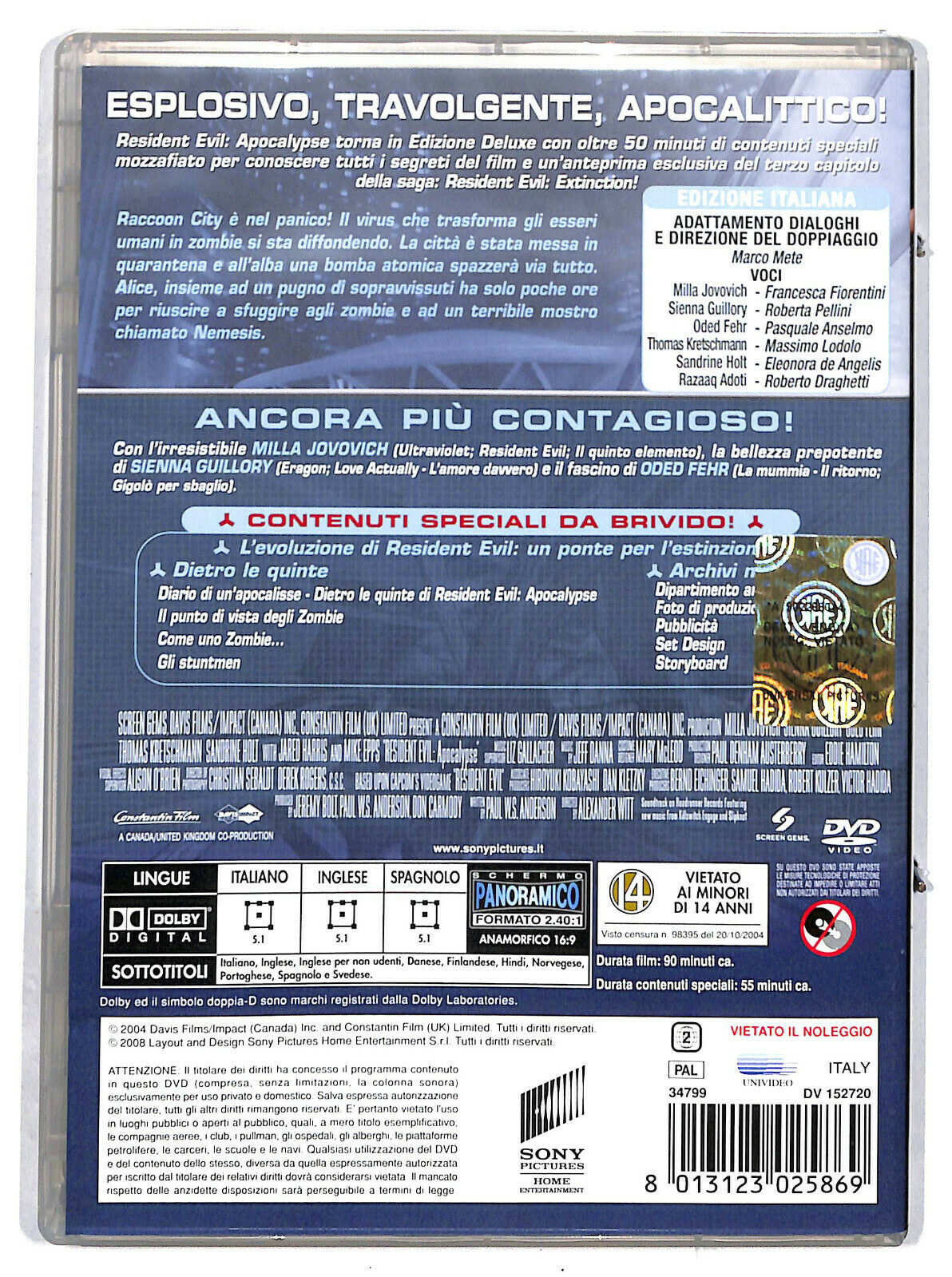 EBOND Resident Evil - Apocalypse - Deluxe Edition DVD DB754264