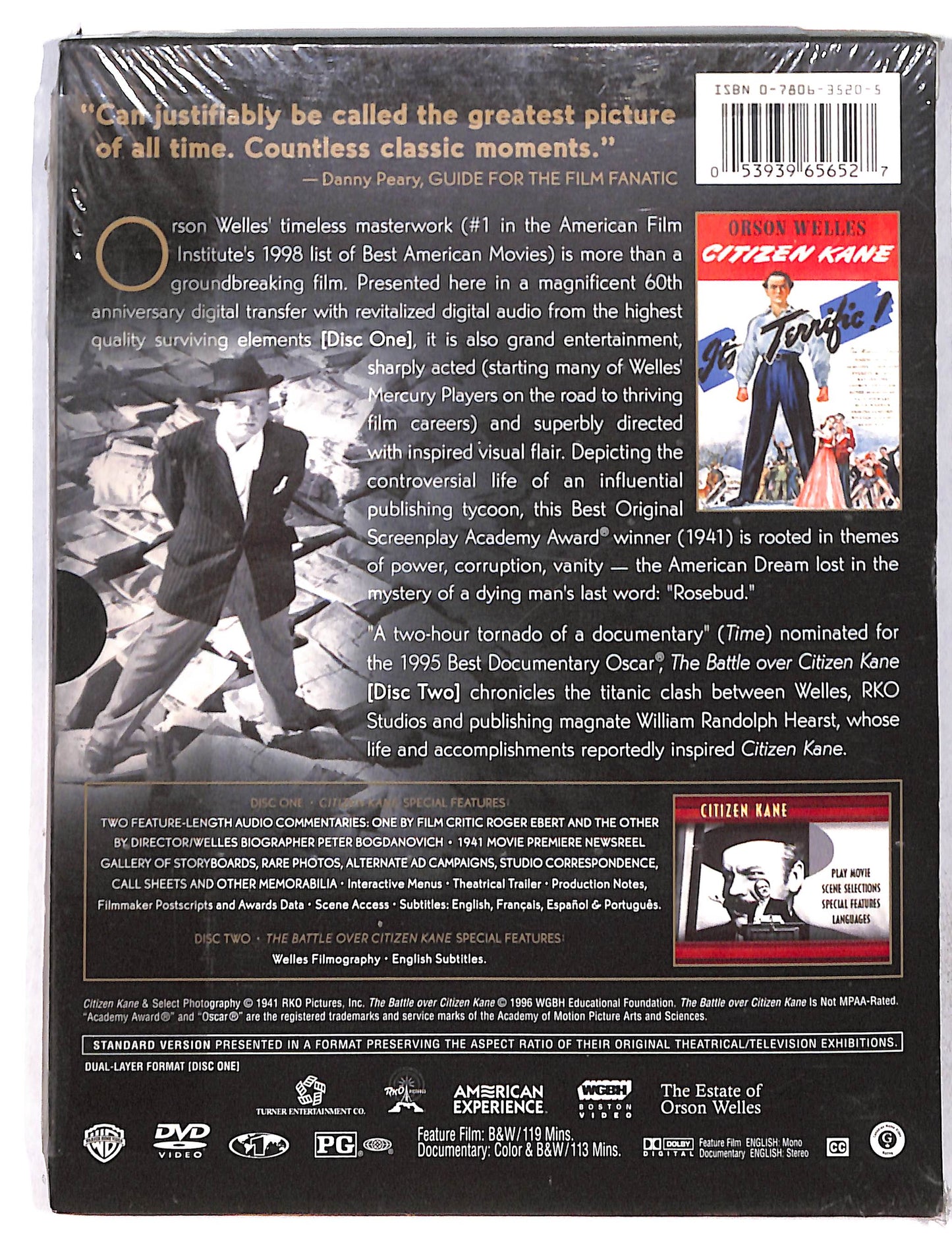 EBOND Orson Welles - Citizen Kane DVD DB754326