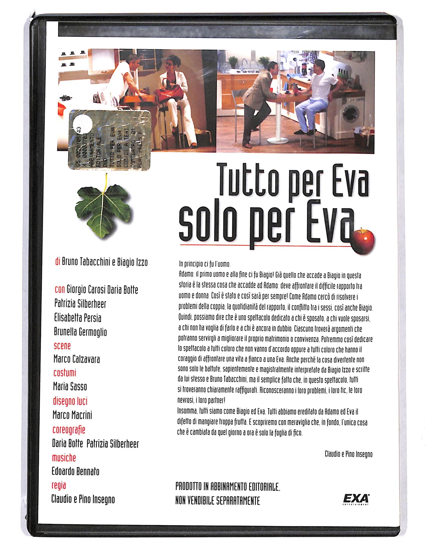 EBOND Biagio Izzo - tutto per eva solo per Eva EDITORIALE DVD DB754341