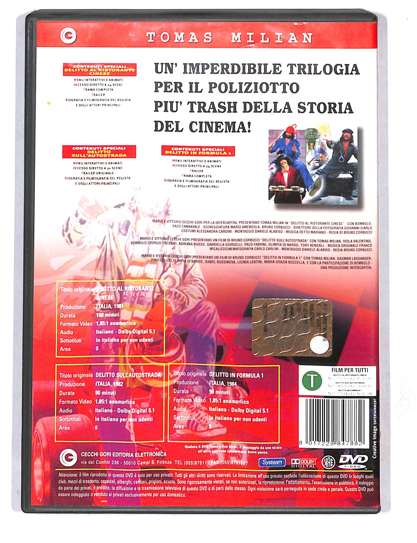 EBOND Tomas Milian - Cofanetto (3 dischi) DVD DB754351