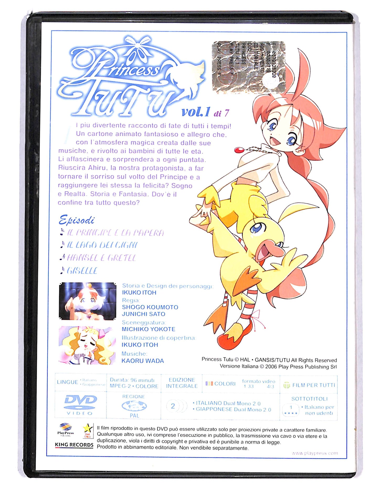 EBOND Princess Tutu magica ballerina vol.1 DVD DB754601