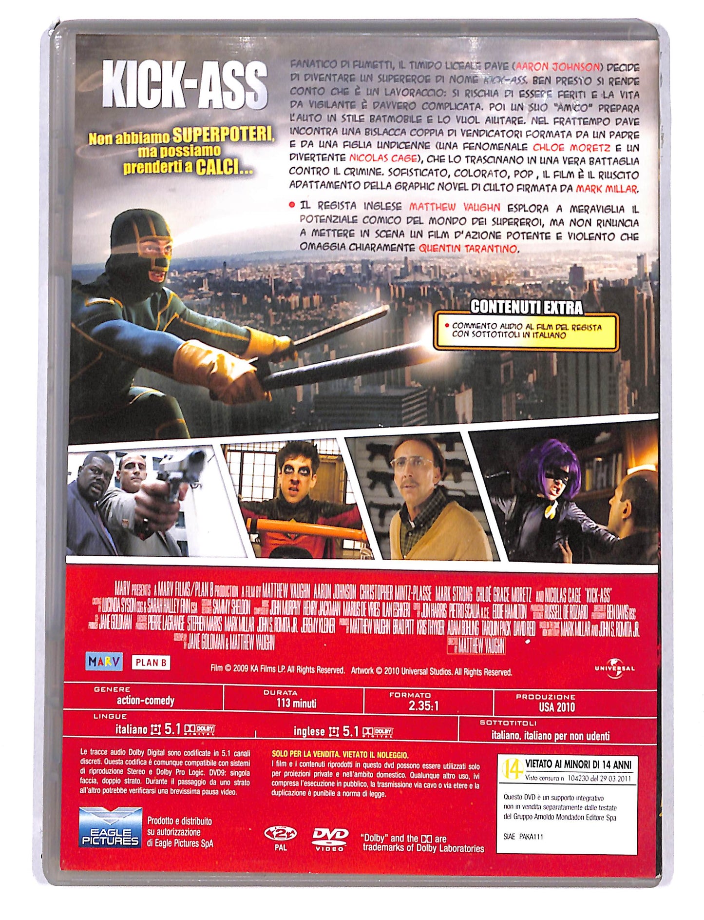 EBOND Kick-Ass EDITORIALE DVD DB754639