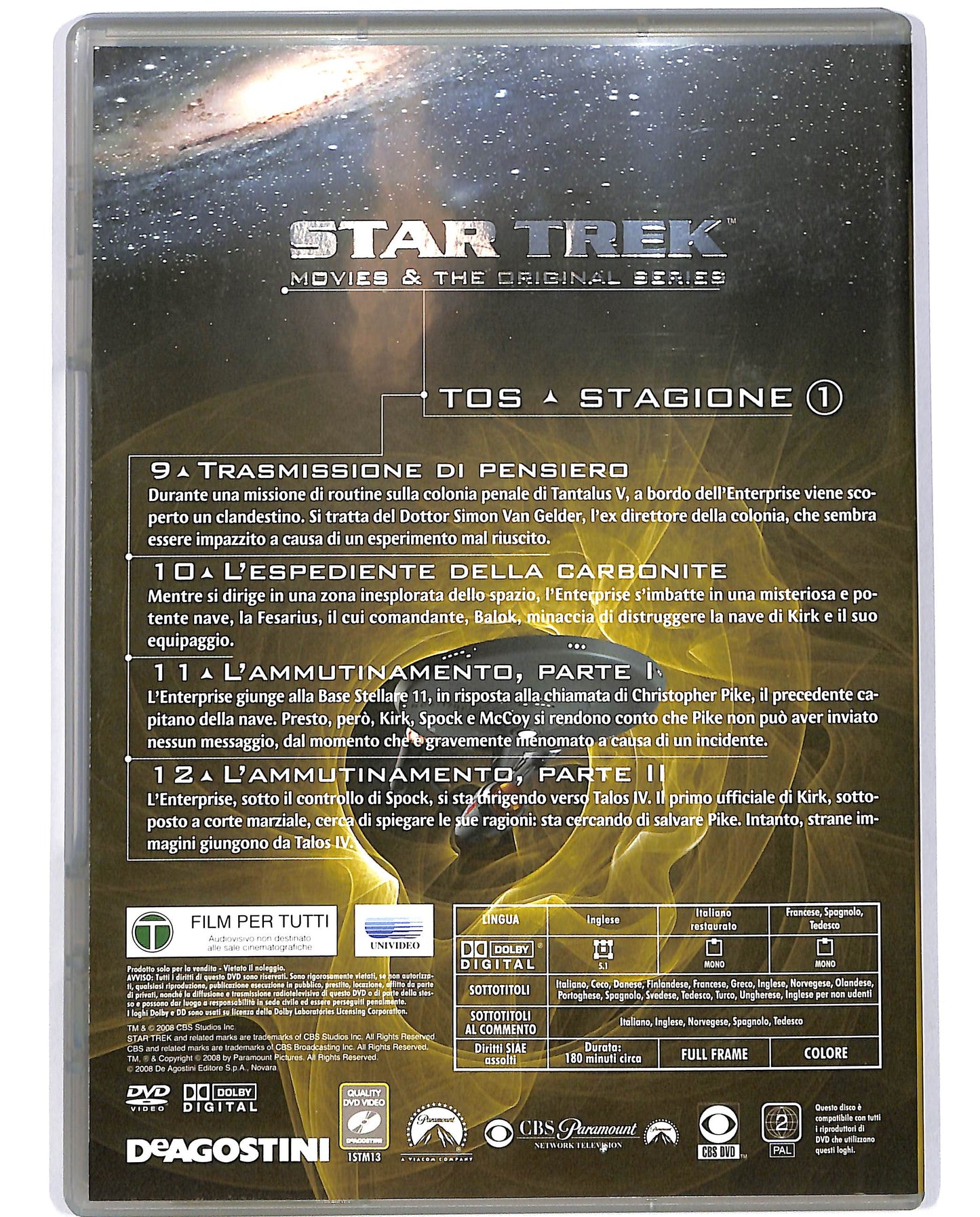 EBOND Star Trek TOS Stagione1 Vol 13 EDITORIALE DVD DB754647