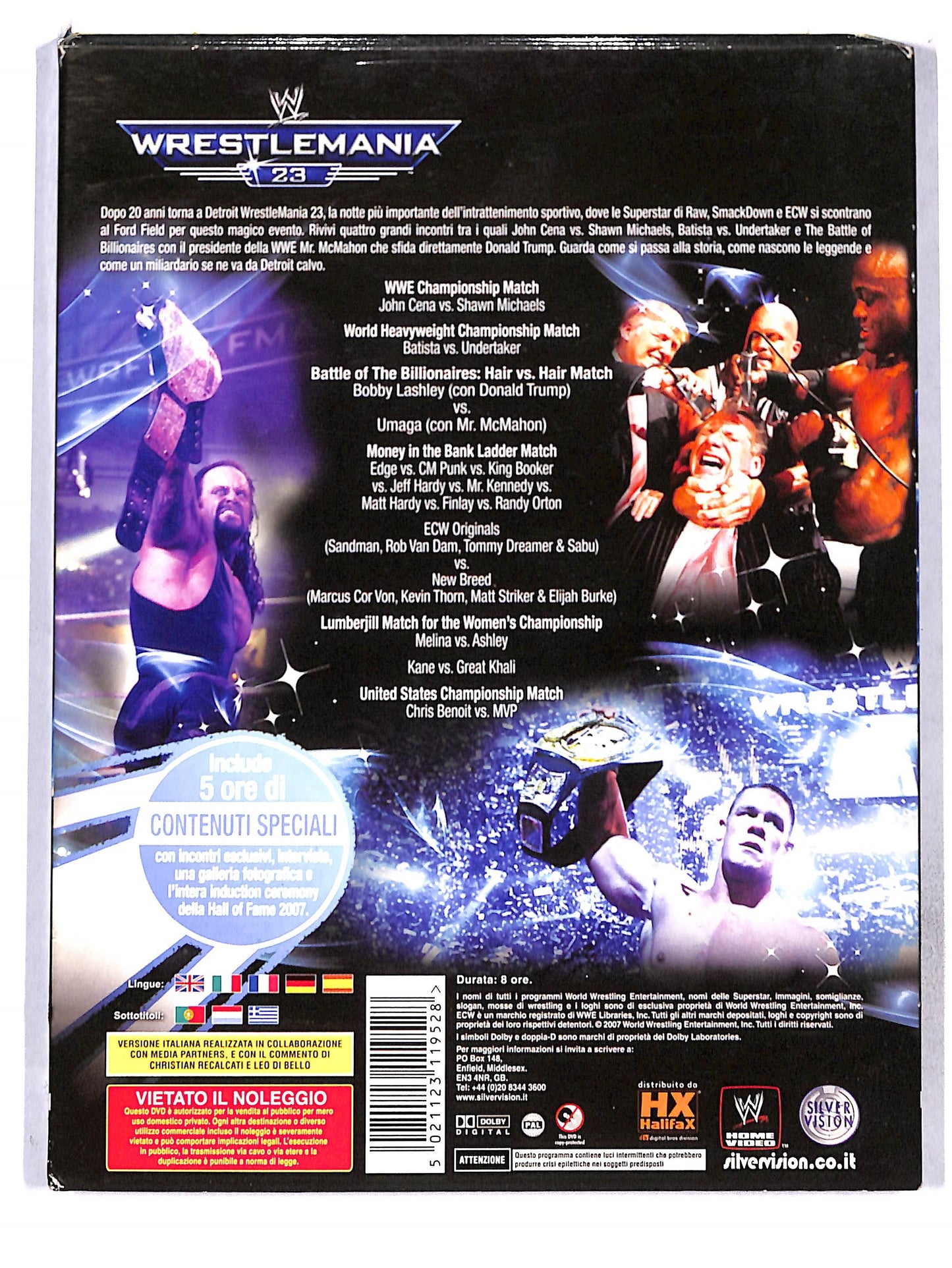 EBOND WWE - Wrestlemania 23 Edizione 3 dischi DVD DB754650