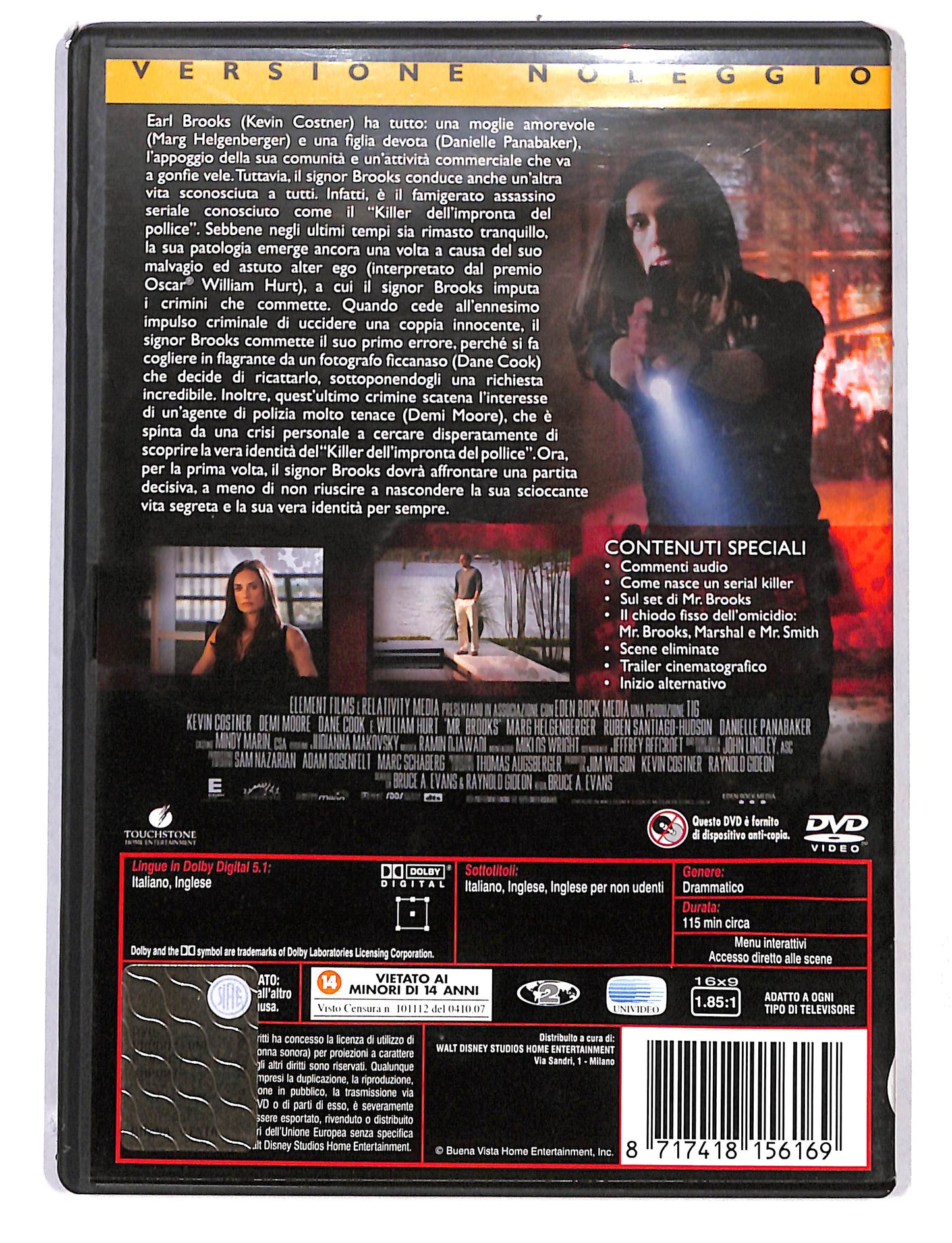 EBOND Mr. Brooks NOLEGGIO DVD DB754664